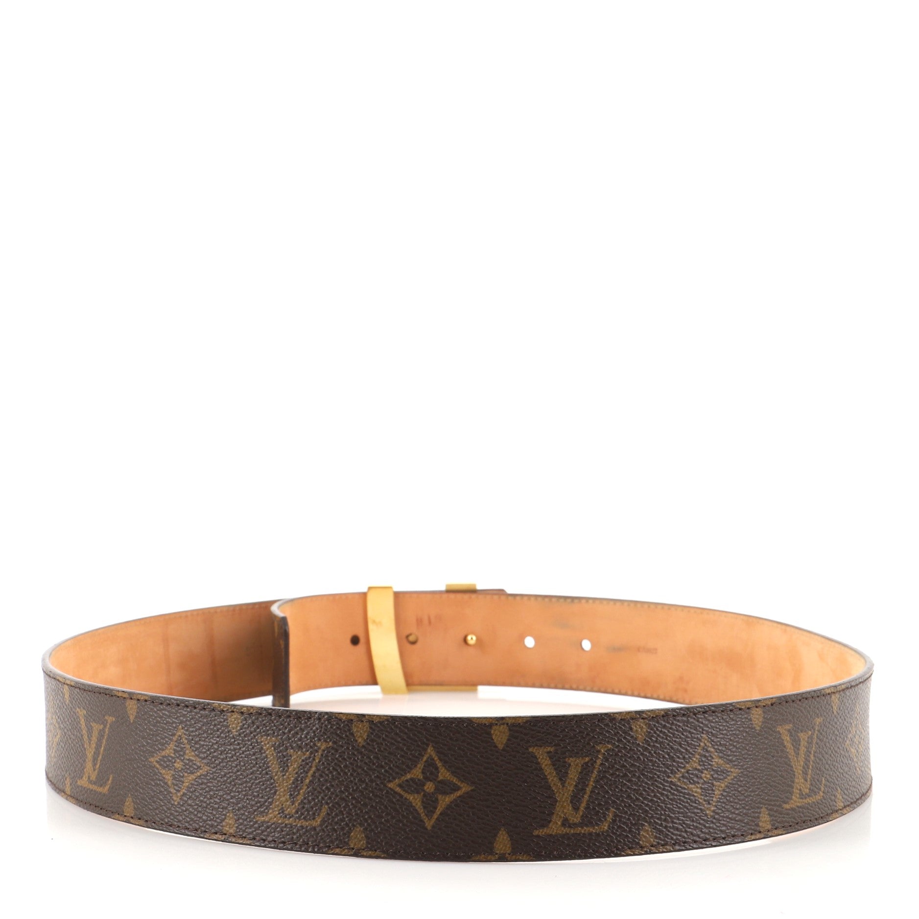 LV Initiales Belt Monogram Canvas Wide 90
