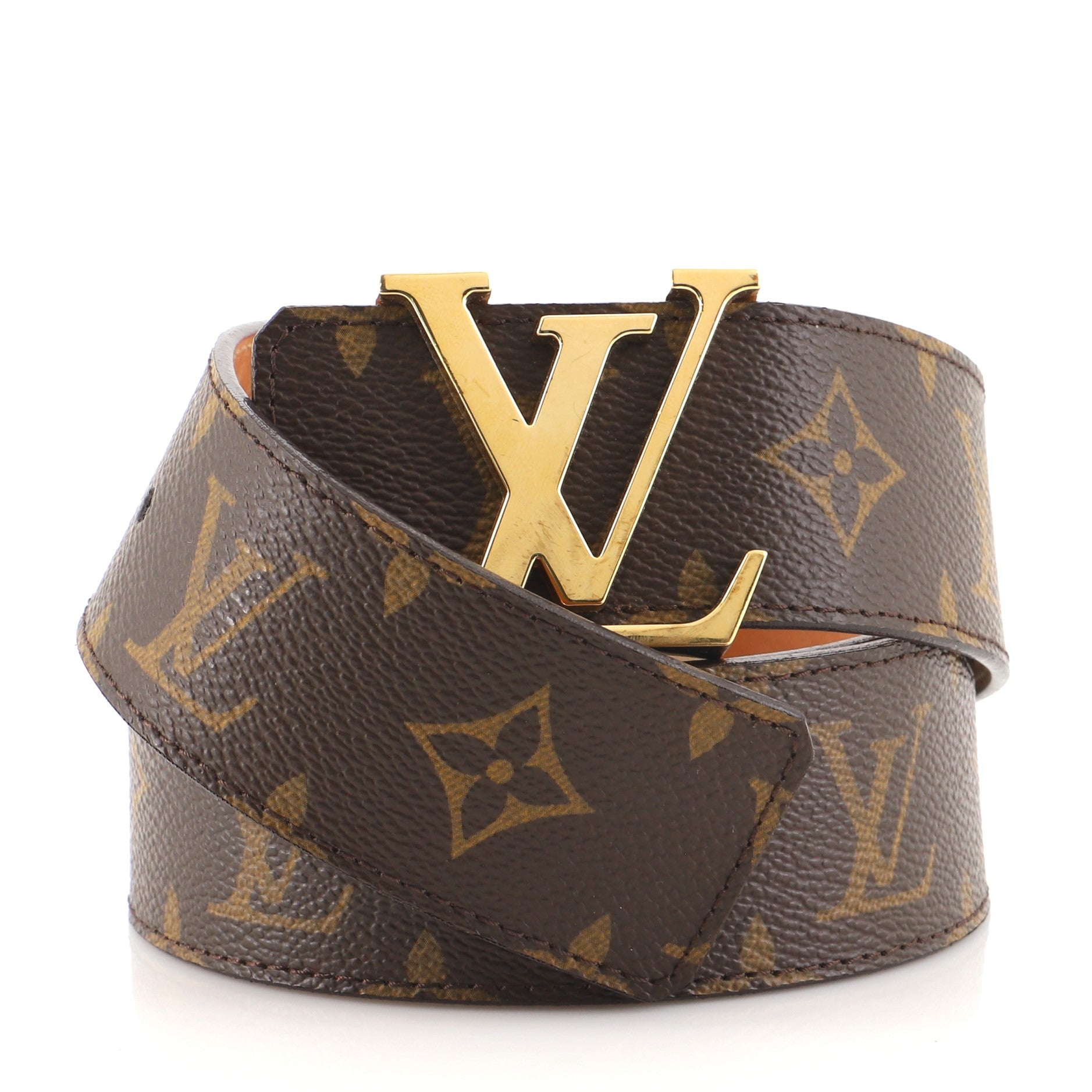LV Initiales Belt Monogram Canvas Wide 90