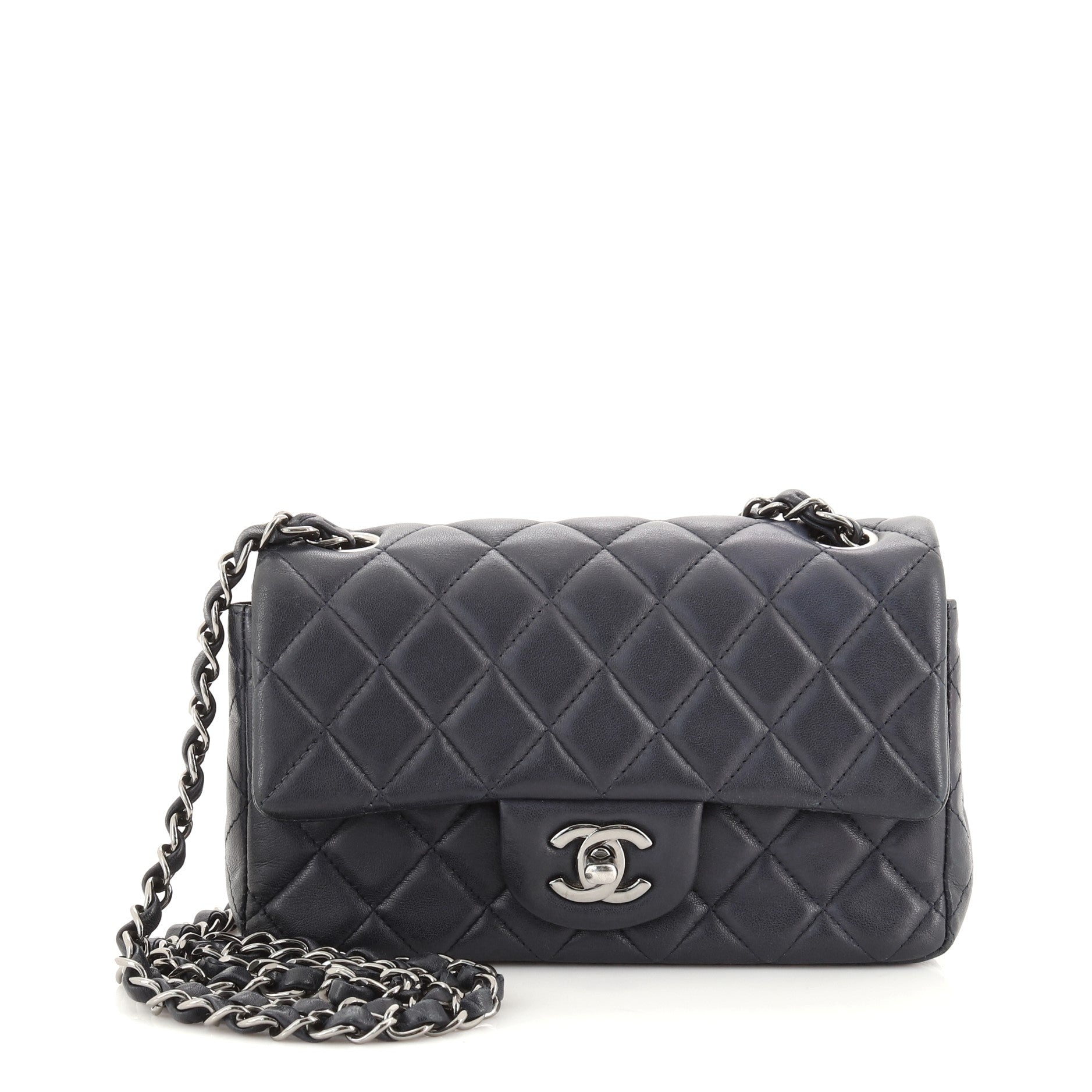 Classic Single Flap Bag Quilted Lambskin Mini