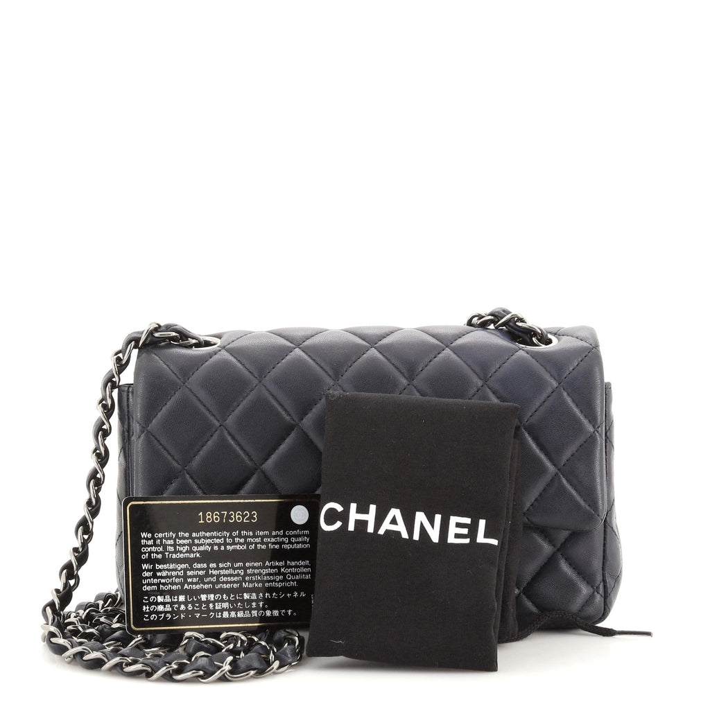 Classic Single Flap Bag Quilted Lambskin Mini