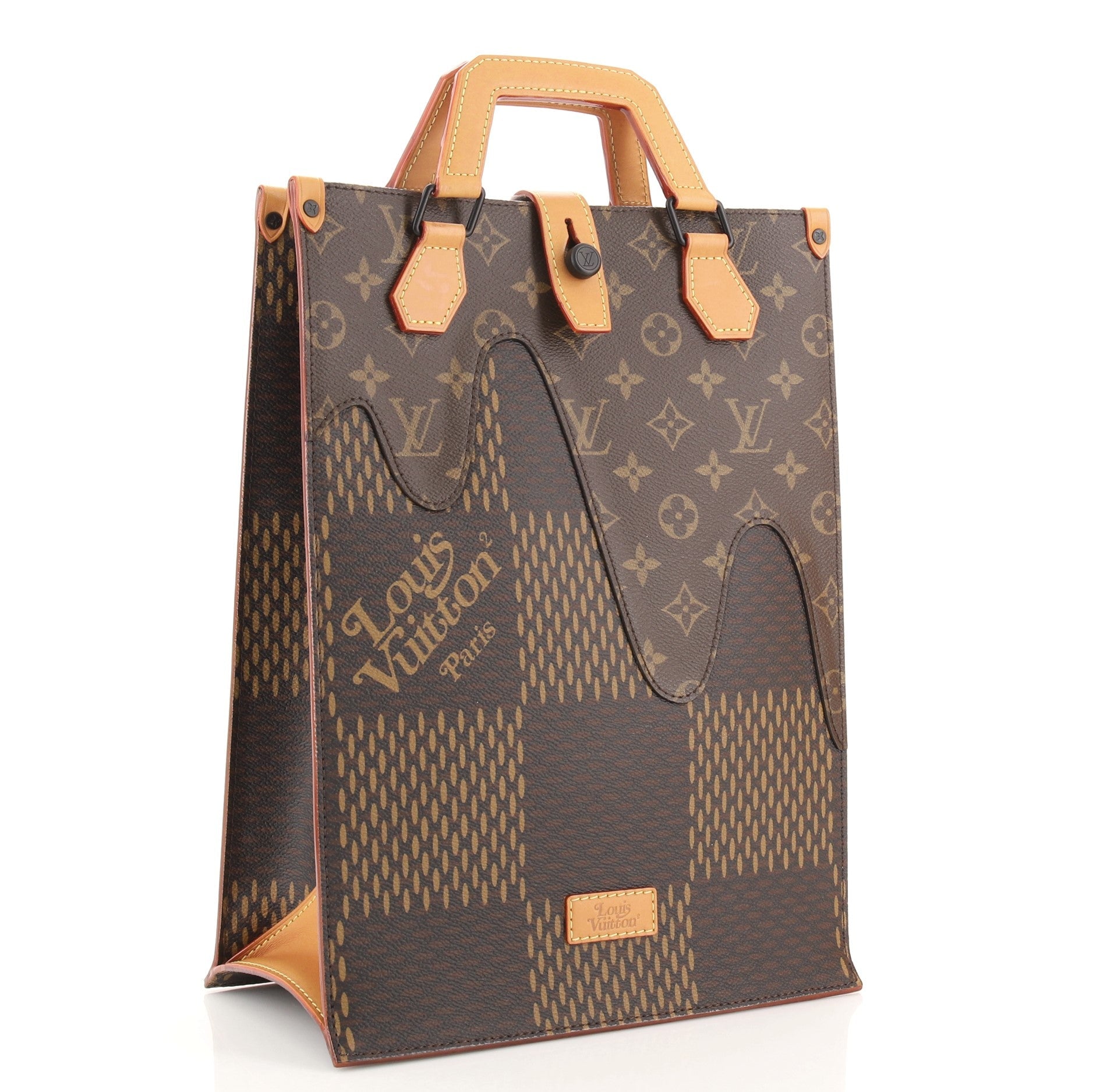 Nigo Tote Limited Edition Giant Damier and Monogram Canvas Mini