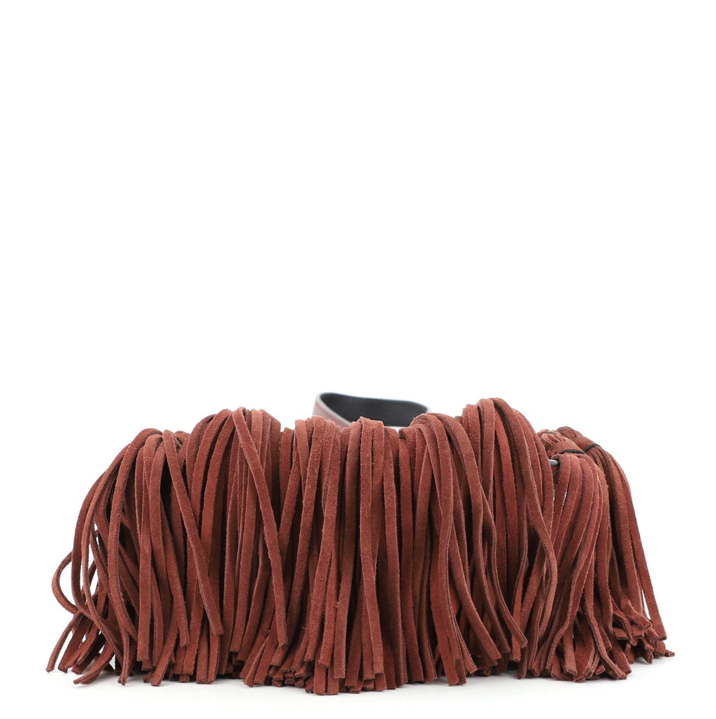 Fringe Tassel Hudson Bag Leather Mini