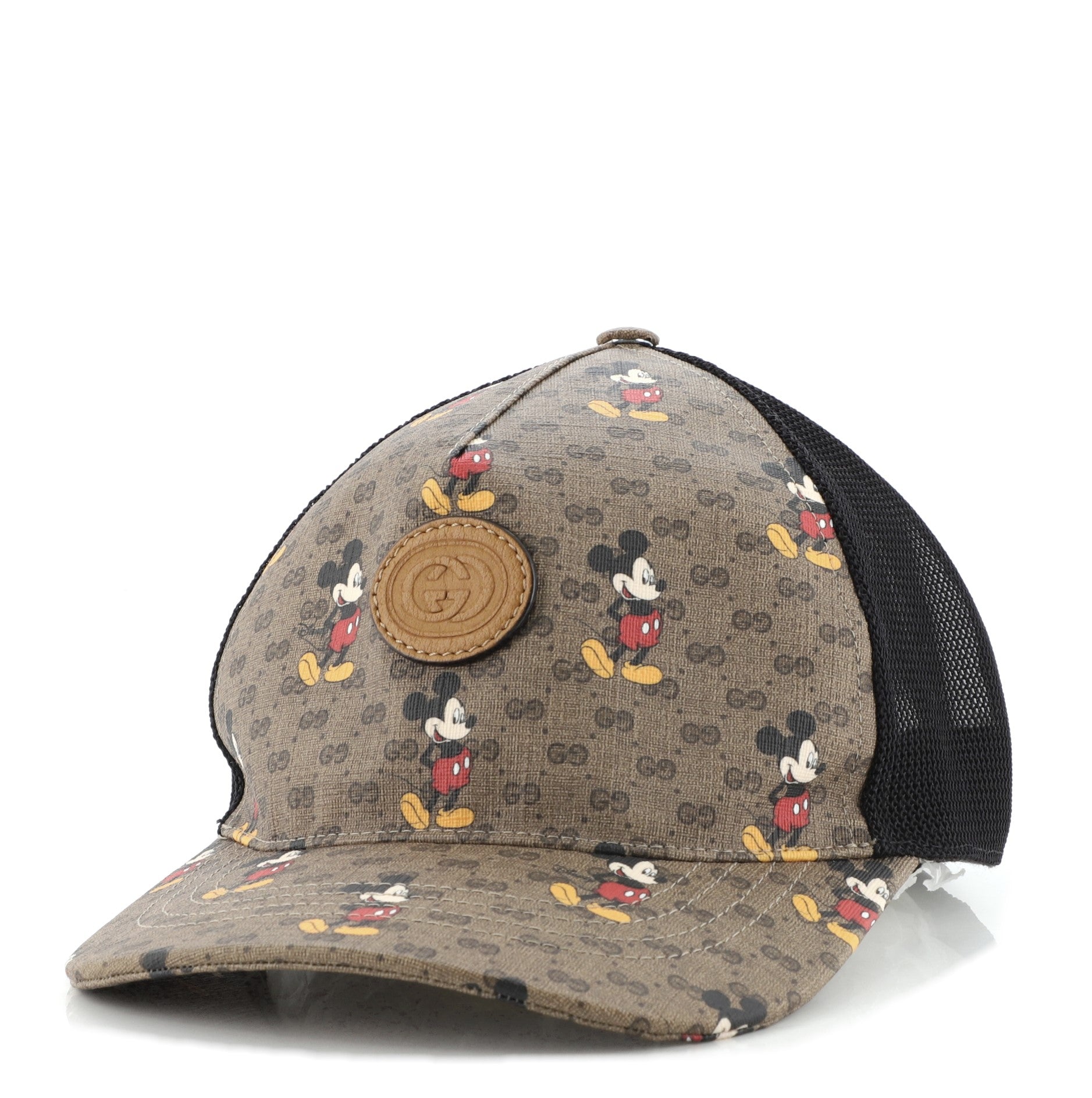 Disney Mickey Mouse Baseball Cap Printed Mini GG Coated Canvas Large