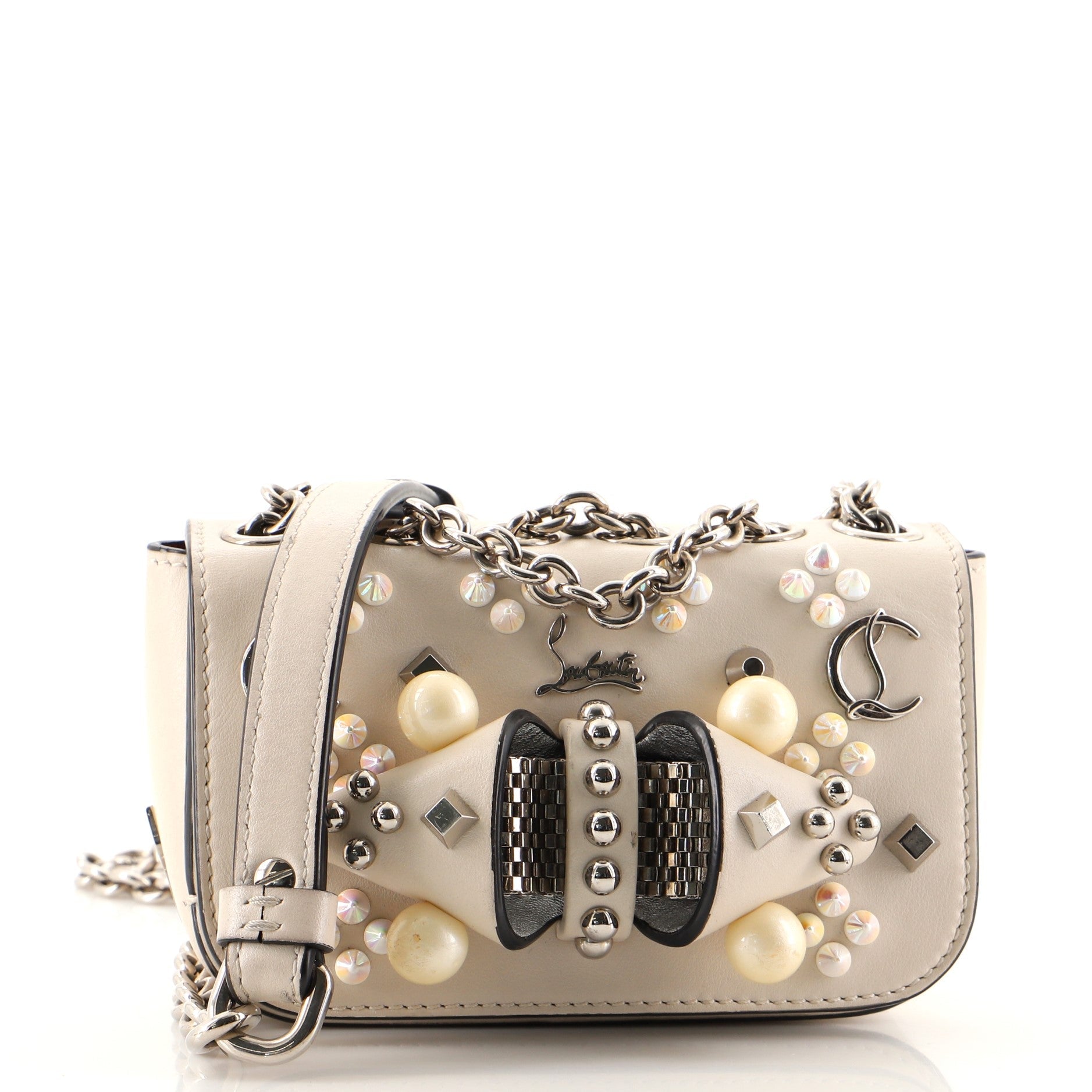 Sweet Charity Crossbody Bag Spiked Leather Mini