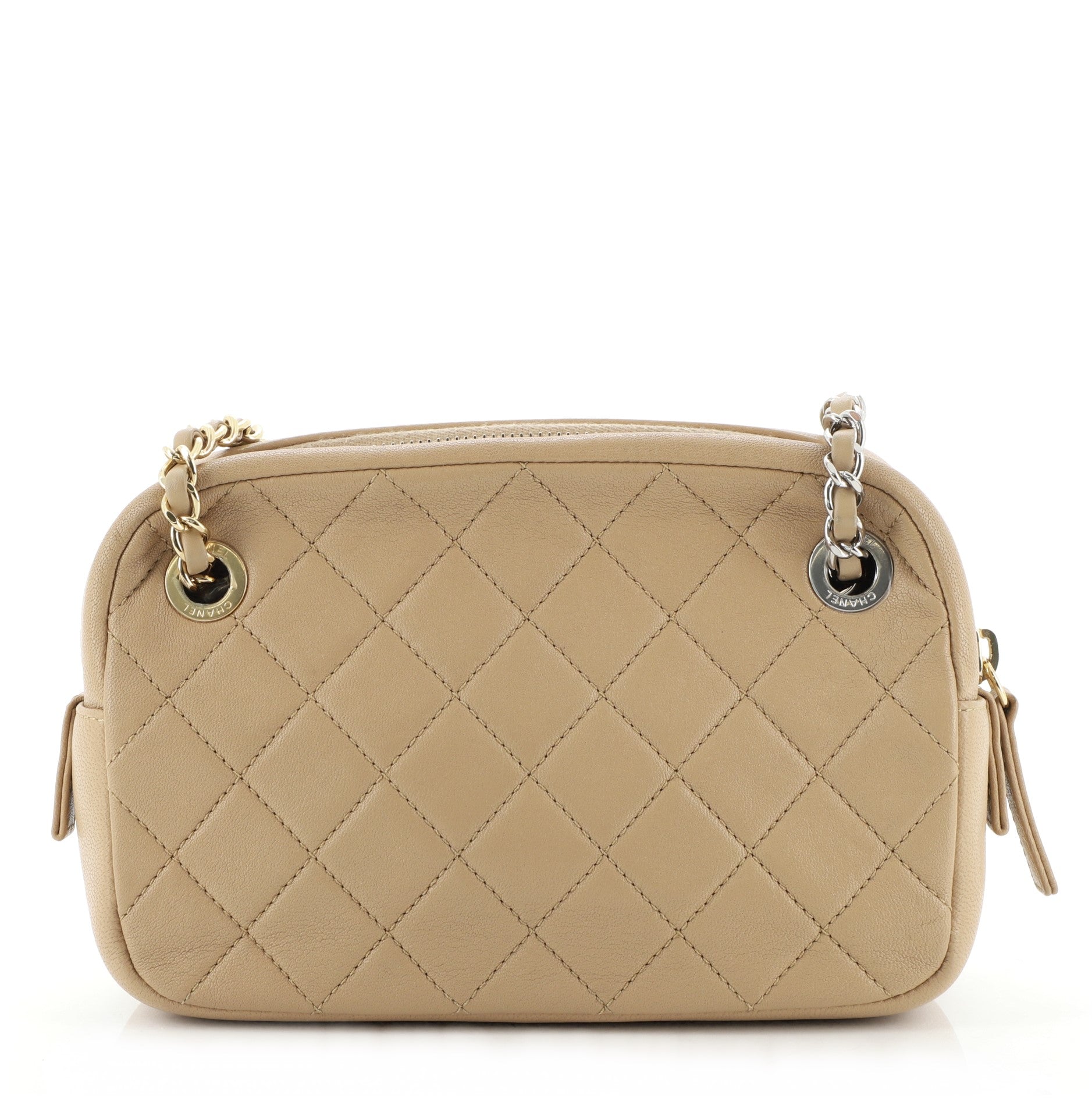 CC Turn & Lock Camera Bag Quilted Calfskin Mini
