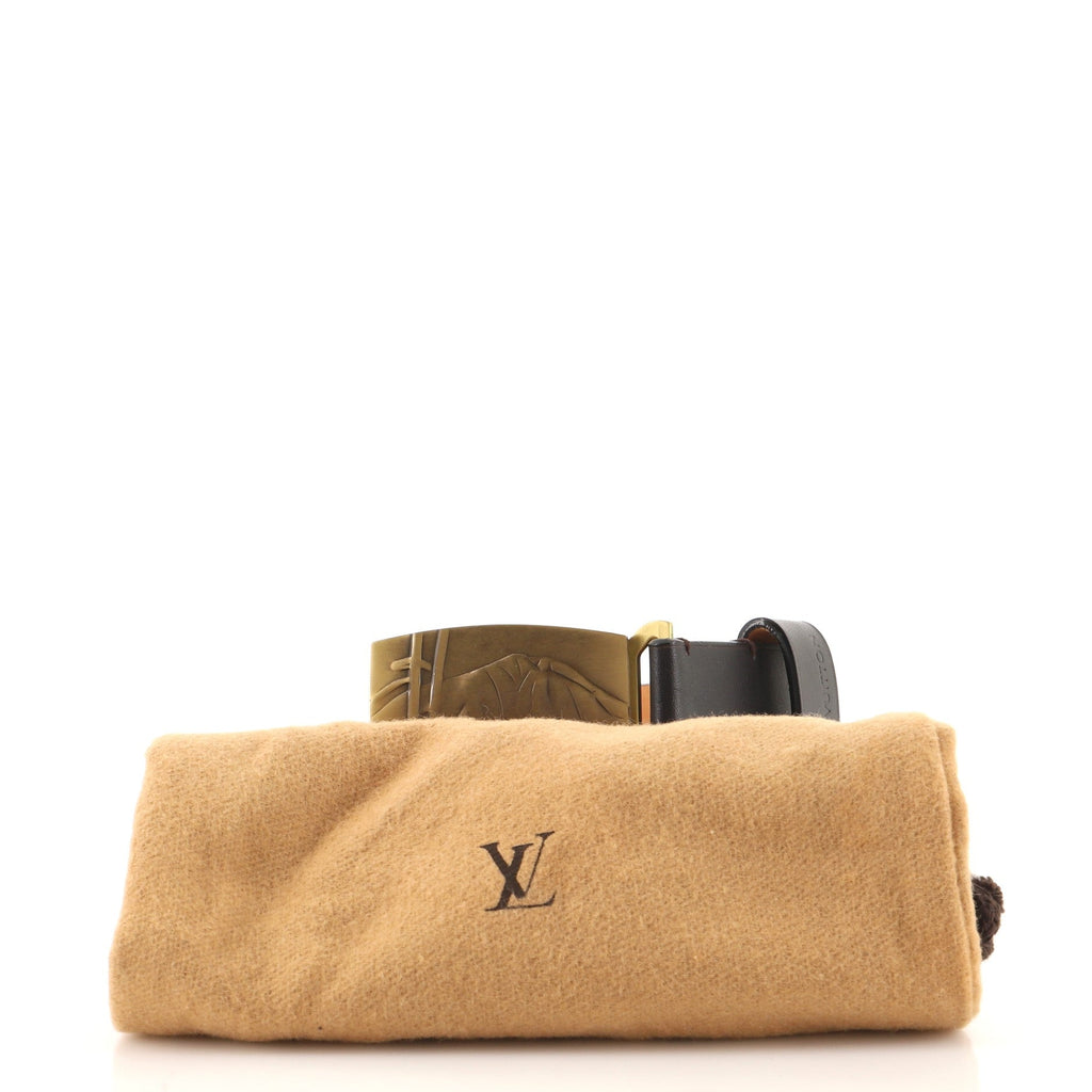 Mountain Buckle Belt Monogram Canvas Medium 90