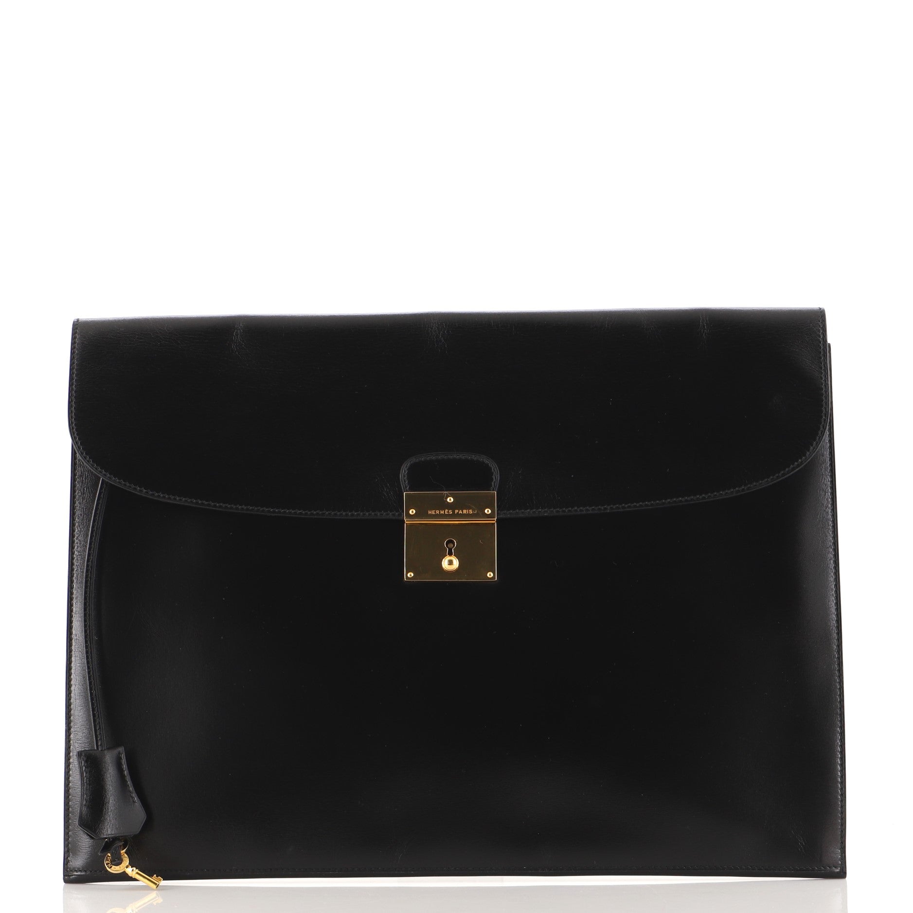 Vintage Portfolio Clutch Box Calf Large
