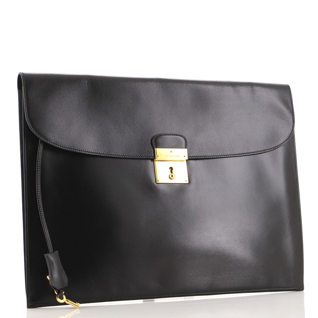 Vintage Portfolio Clutch Box Calf Large
