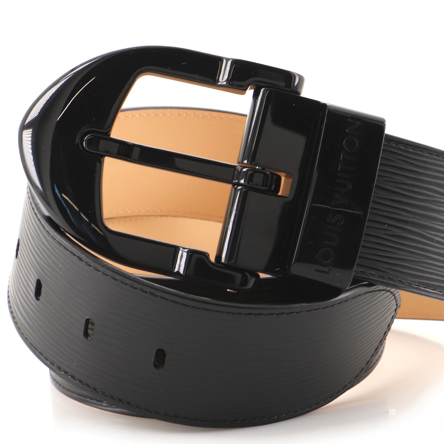 Classique Belt Epi Leather and Resin Wide 90