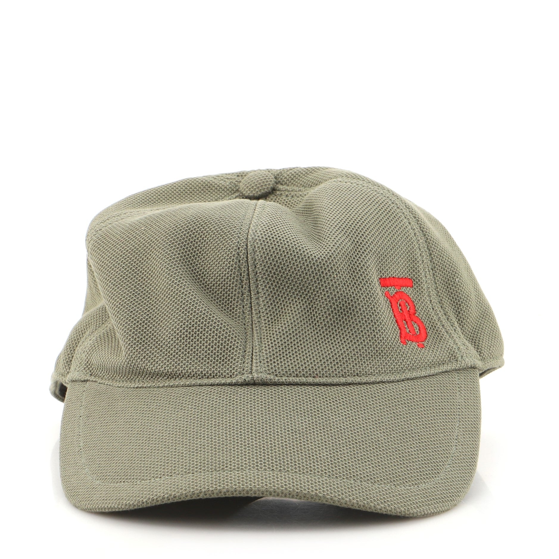 TB Anagram Baseball Cap Embroidered Pique Weave Canvas Medium