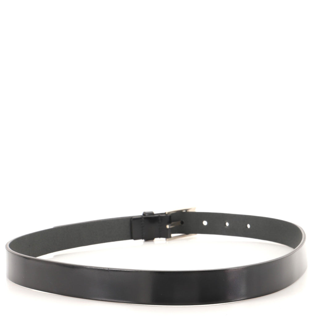 Logo Buckle Belt Leather Medium 90