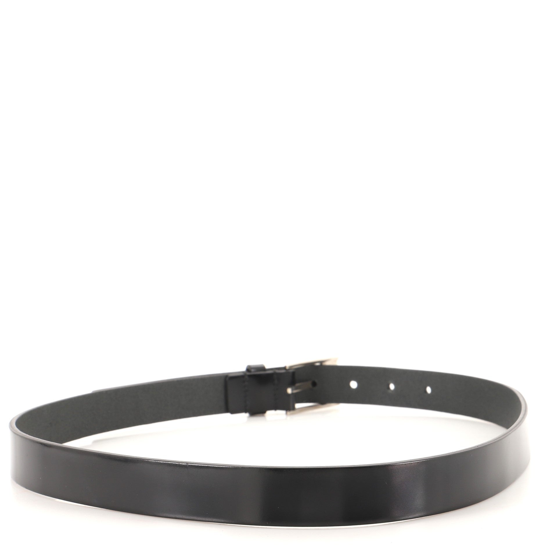 Logo Buckle Belt Leather Medium 90