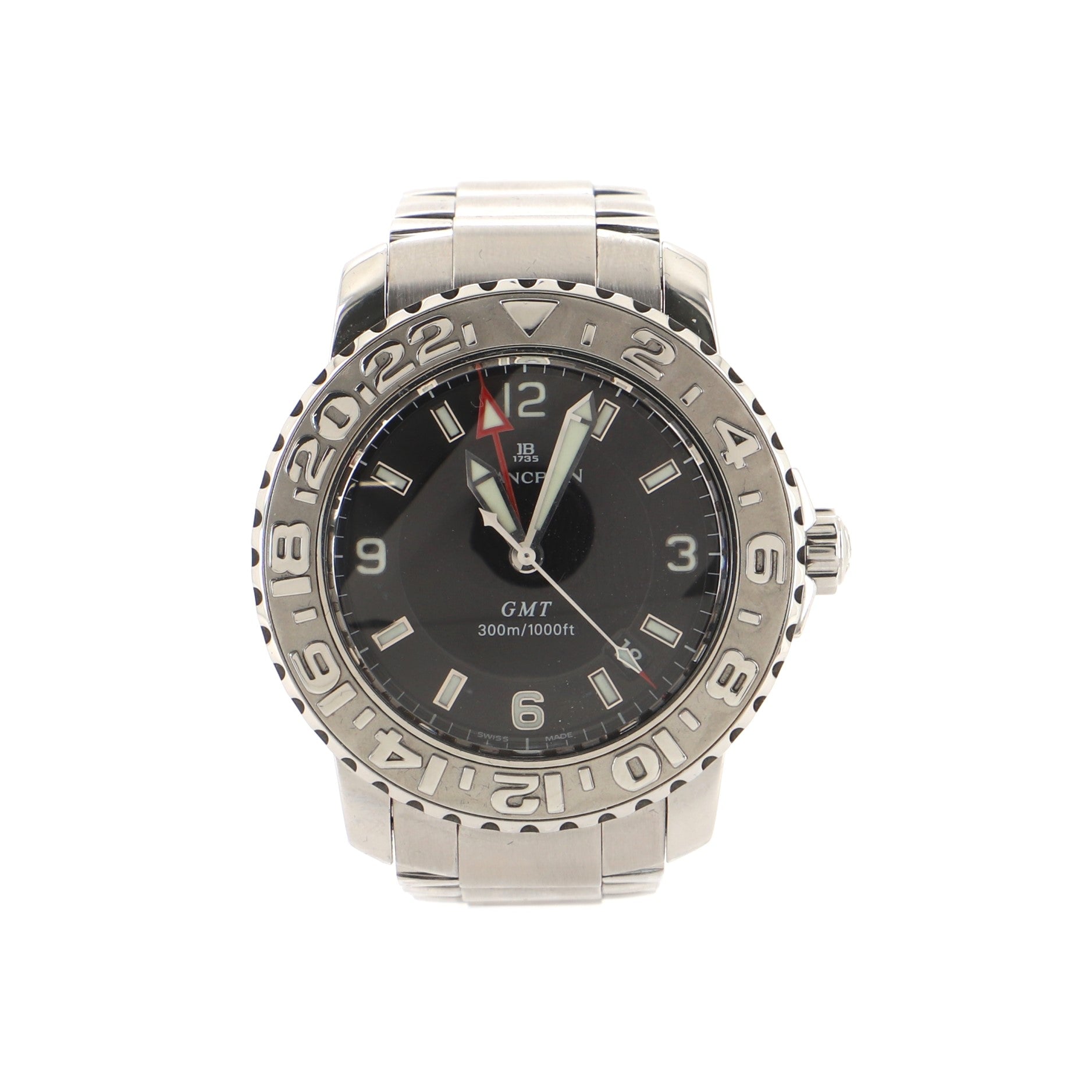 Fifty Fathoms Trilogy GMT Automatic Watch Stainless Steel 40