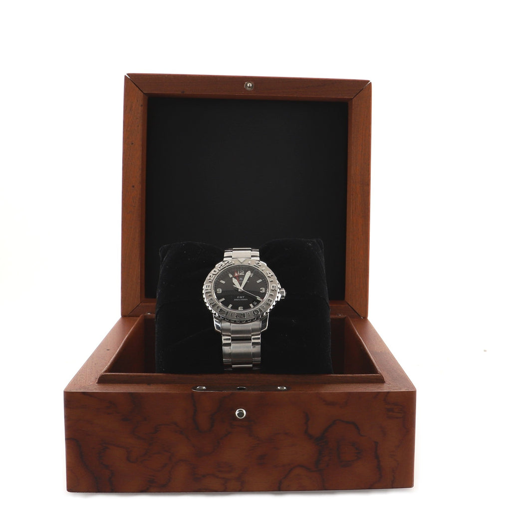 Fifty Fathoms Trilogy GMT Automatic Watch Stainless Steel 40