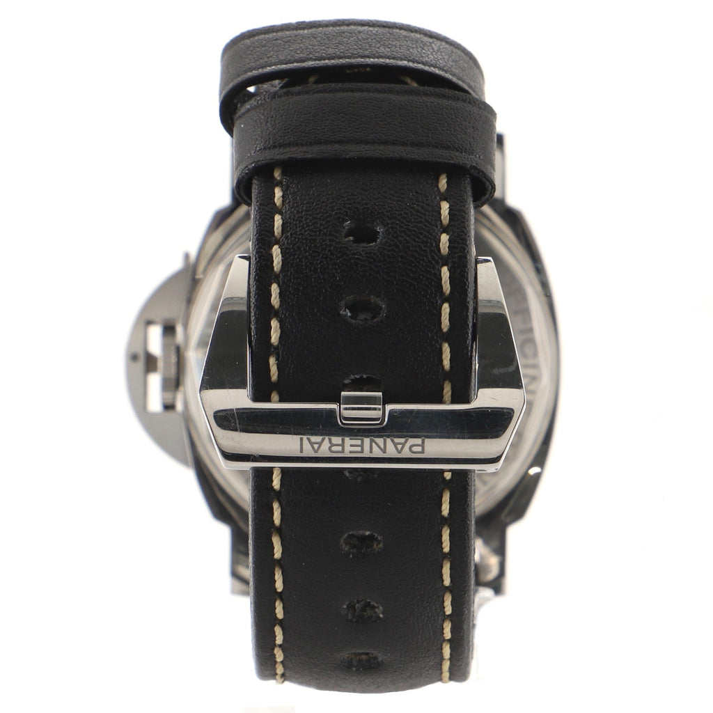 Luminor Base 8 Days Acciaio Manual Watch Stainless Steel and Leather 44