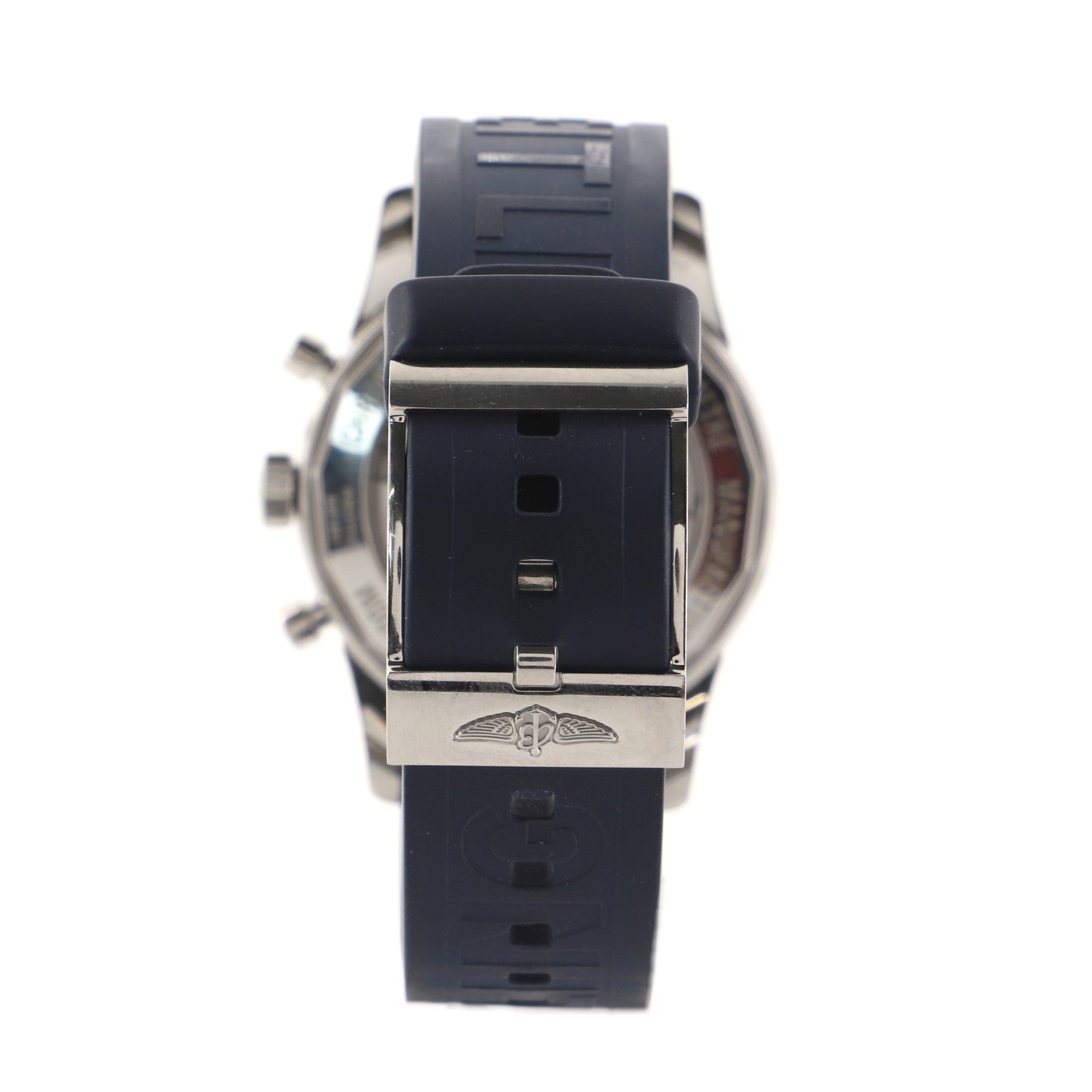 Transocean Chronograph Automatic Watch Stainless Steel and Leather 42