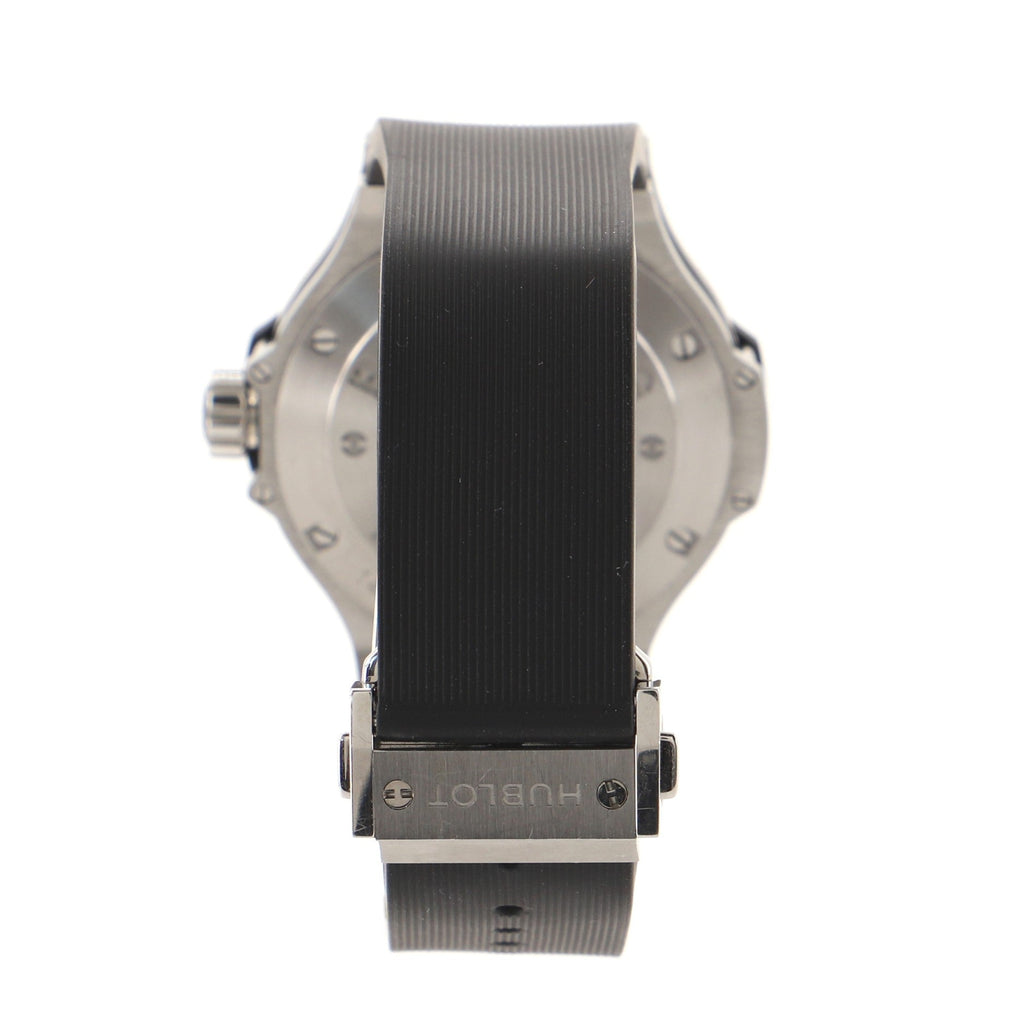 Big Bang Quartz Watch Stainless Steel and Rubber with Diamond Bezel 38