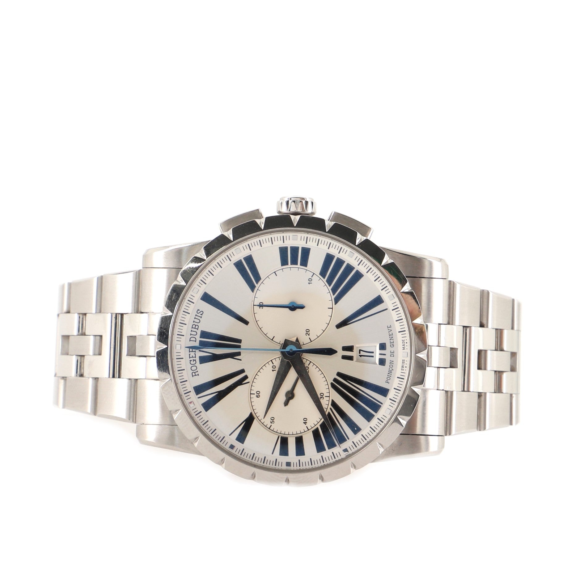 Excalibur Chronograph Automatic Watch Stainless Steel 42