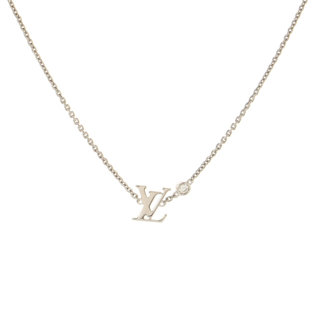 Idylle Blossom Pendant Necklace 18K White Gold