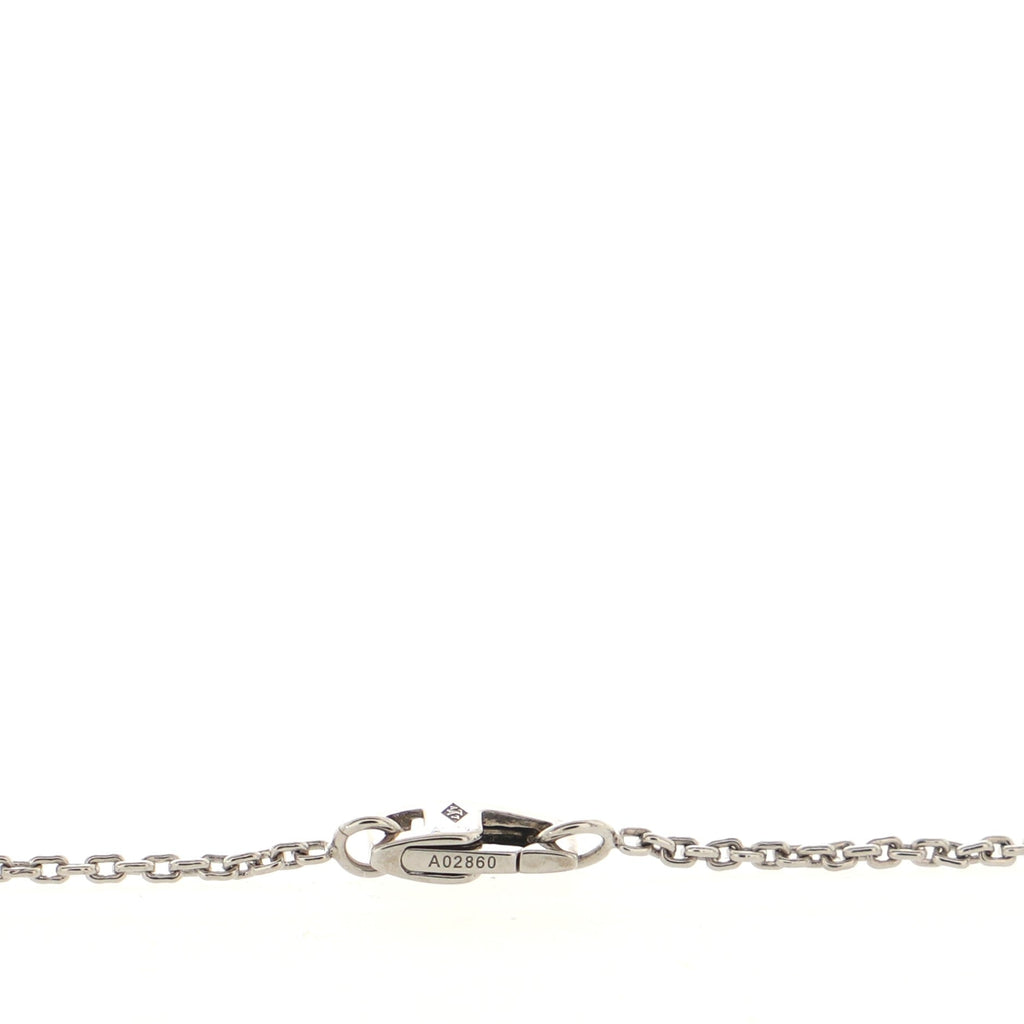 Idylle Blossom Pendant Necklace 18K White Gold