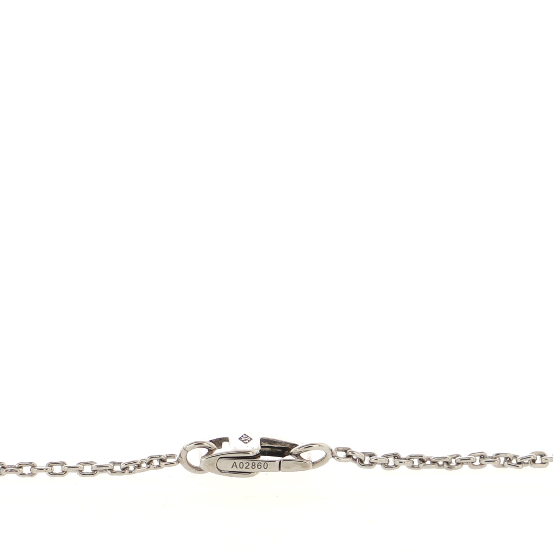 Idylle Blossom Pendant Necklace 18K White Gold