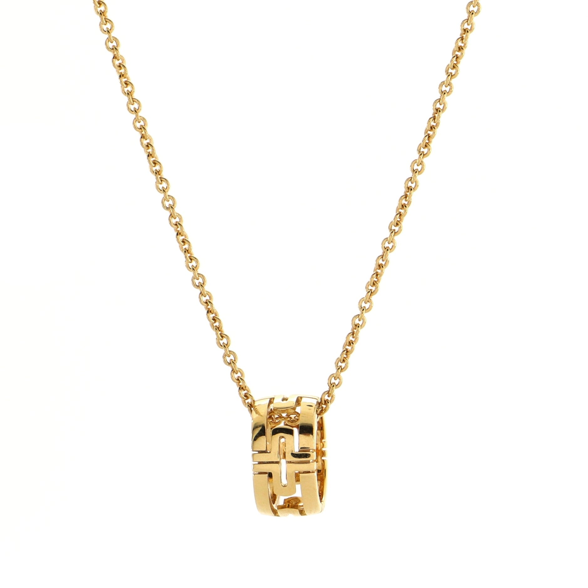 Parentesi Pendant Necklace 18K Yellow Gold
