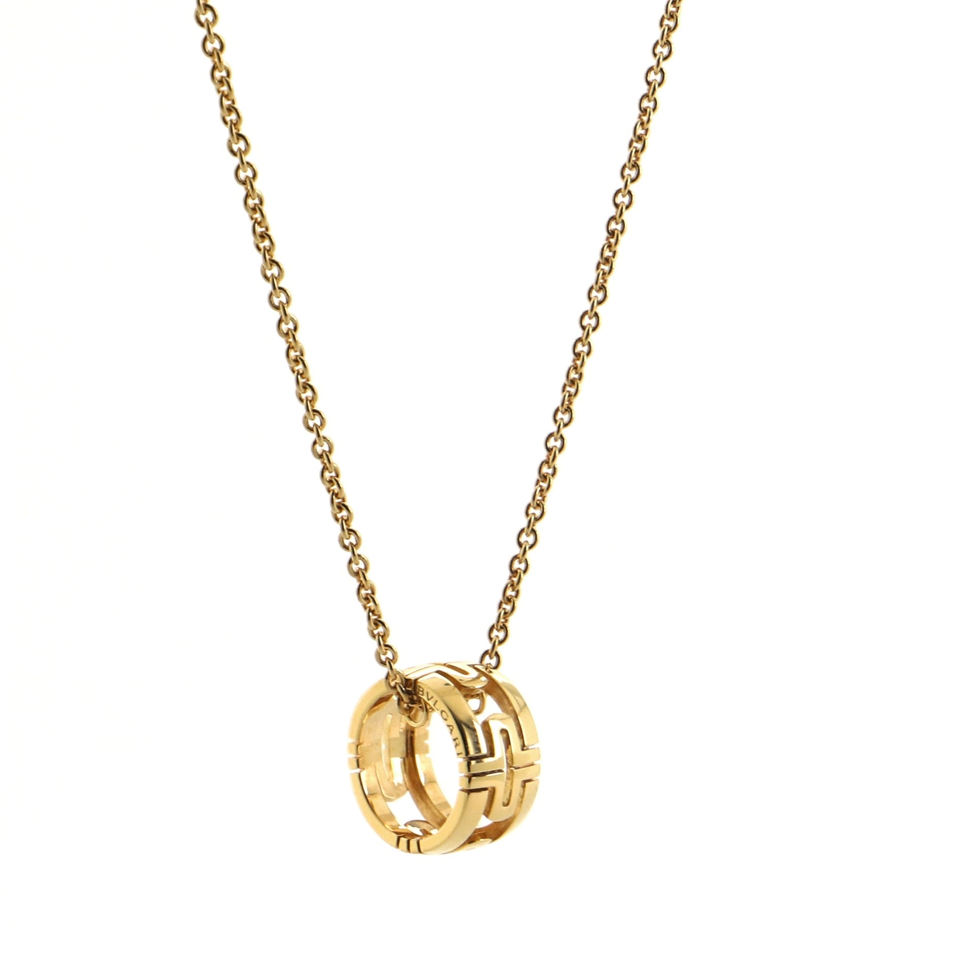 Parentesi Pendant Necklace 18K Yellow Gold