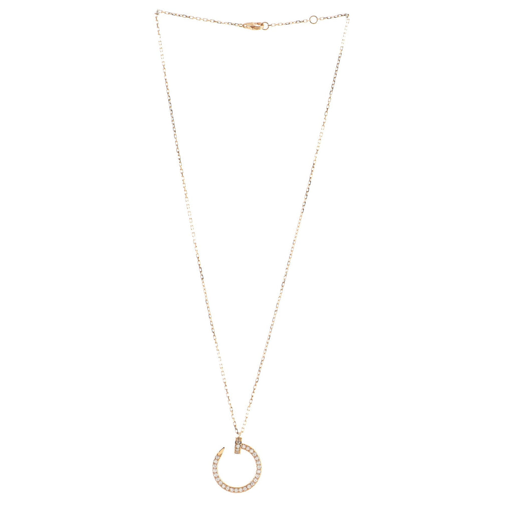 Juste Un Clou Pendant Necklace 18K Rose Gold and Diamonds