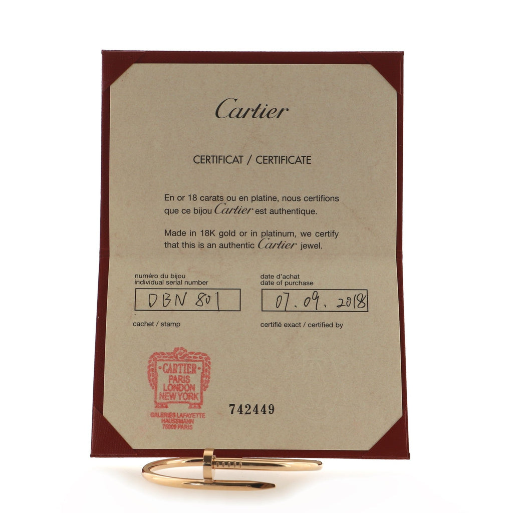 Juste un Clou Bracelet 18K Rose Gold Large