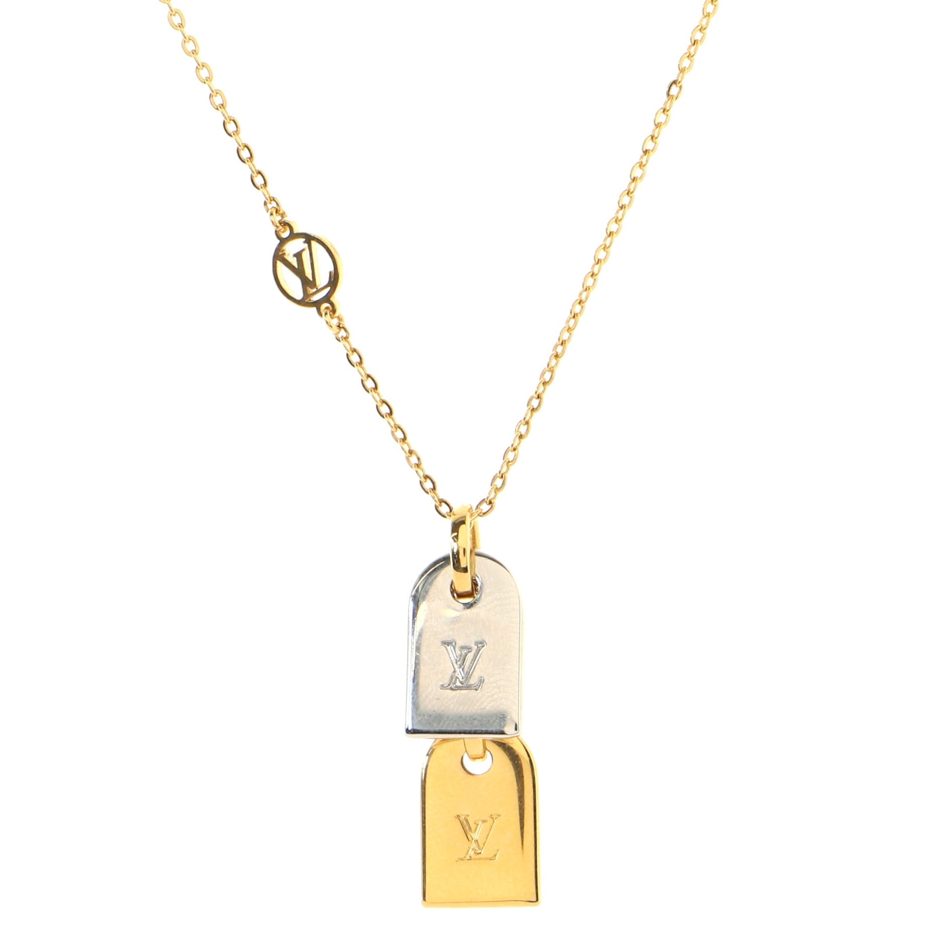 Nanogram Name Tag Pendant Necklace Metal