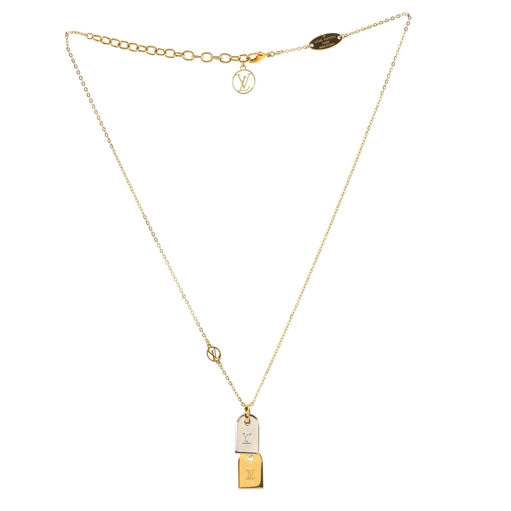 Nanogram Name Tag Pendant Necklace Metal