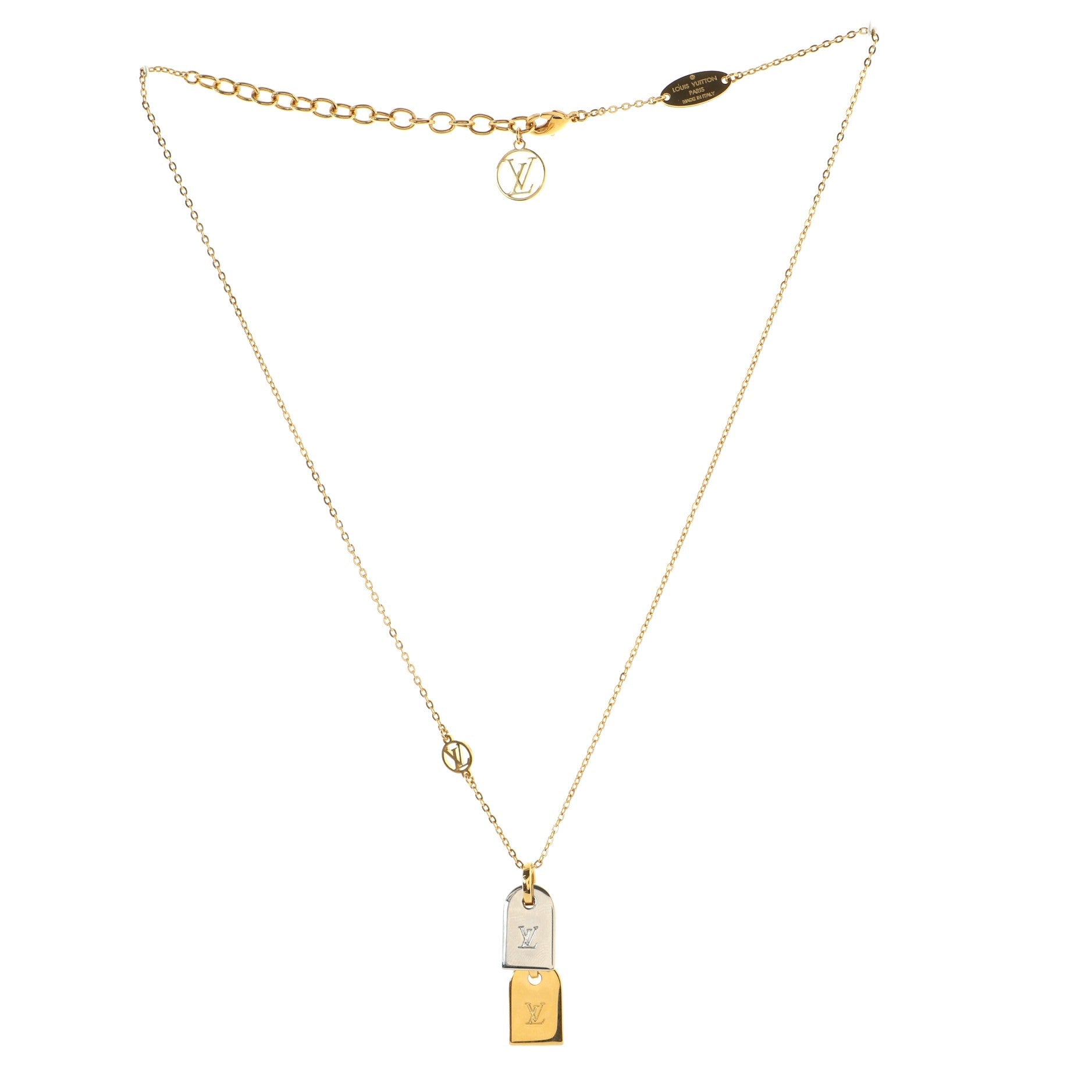 Nanogram Name Tag Pendant Necklace Metal
