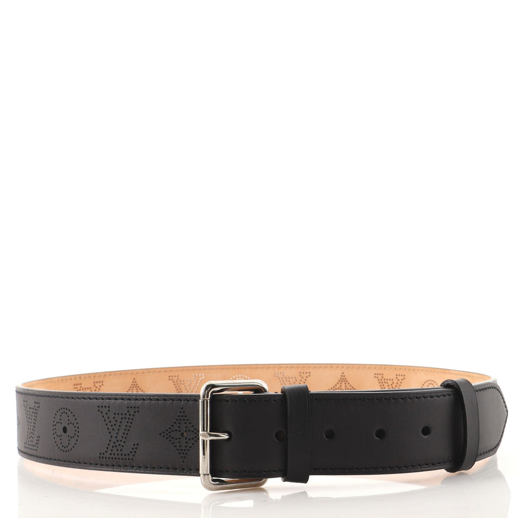 Buckle Belt Mahina Leather Wide 95