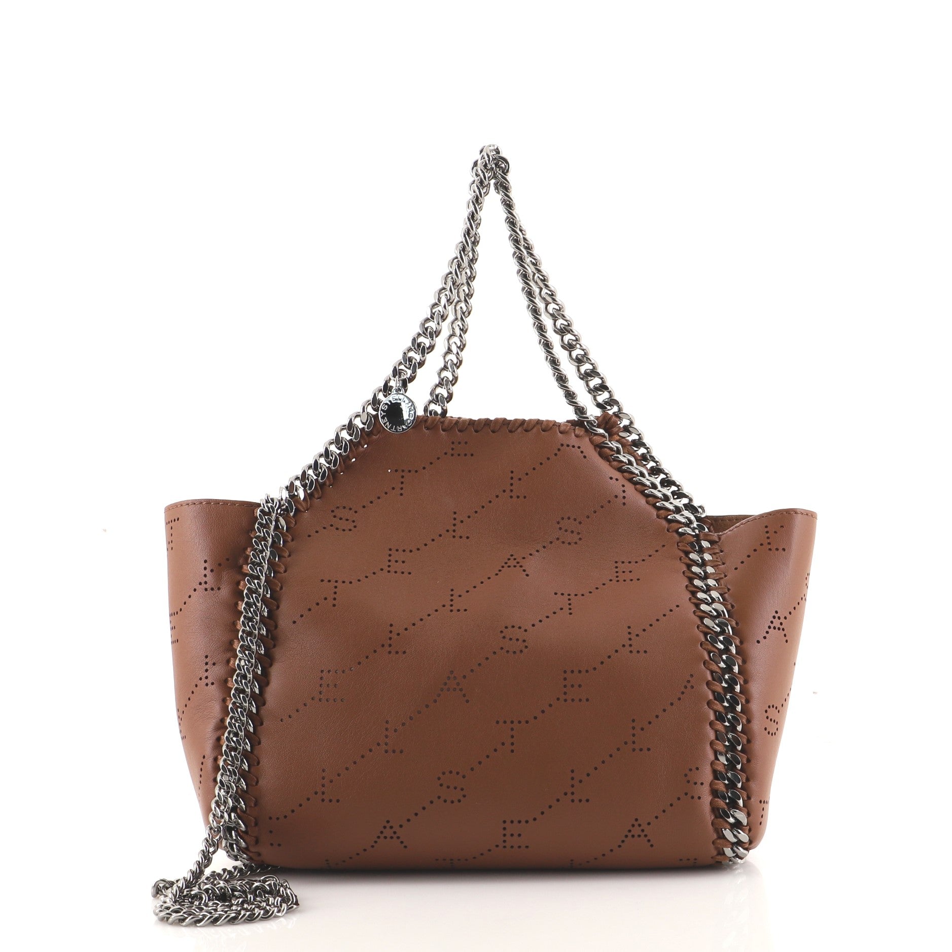 Falabella Reversible Tote Perforated Faux Leather Mini