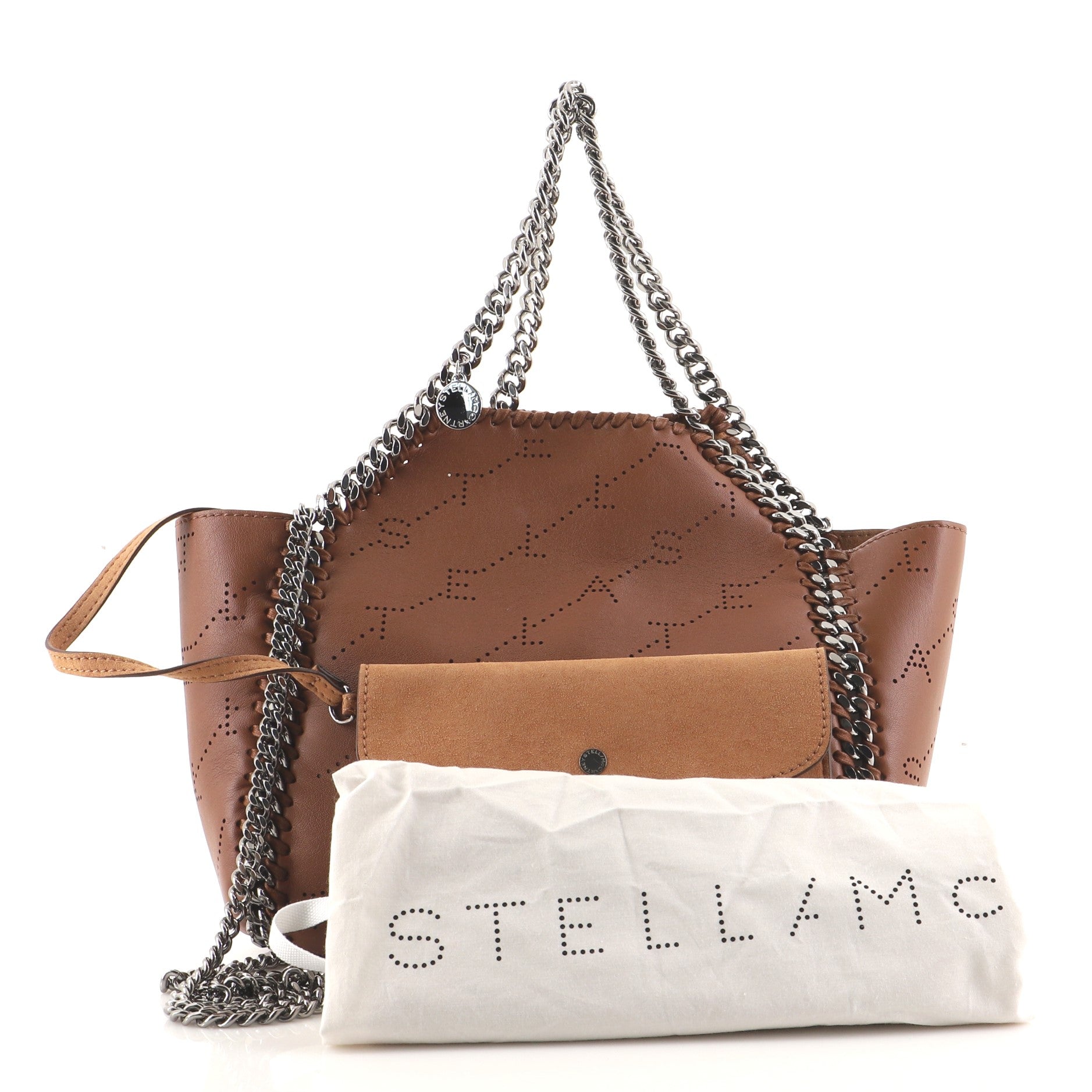 Falabella Reversible Tote Perforated Faux Leather Mini