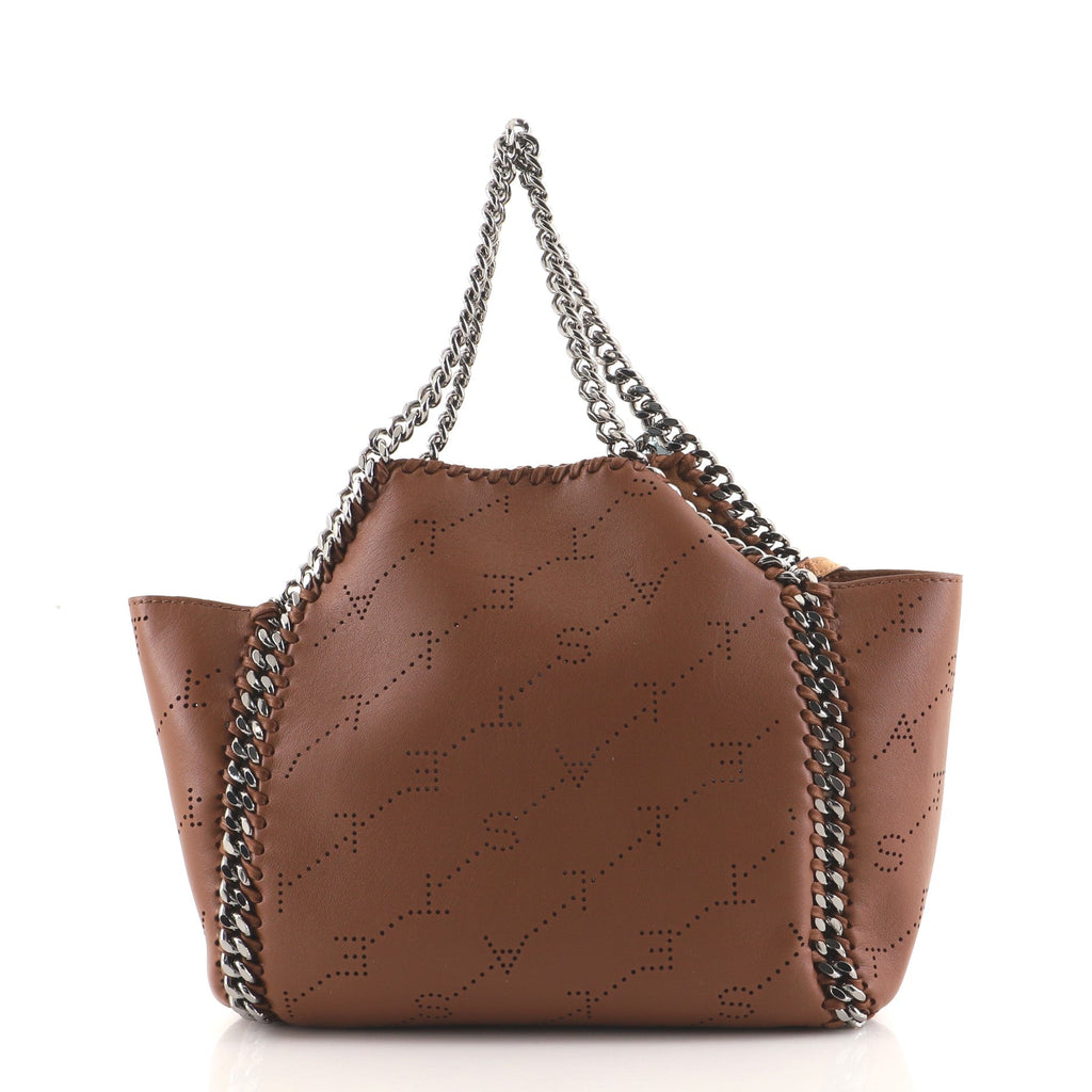 Falabella Reversible Tote Perforated Faux Leather Mini