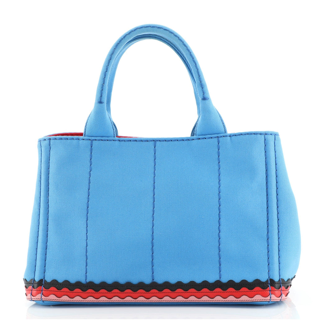 Canapa Convertible Tote Canvas with Applique Mini