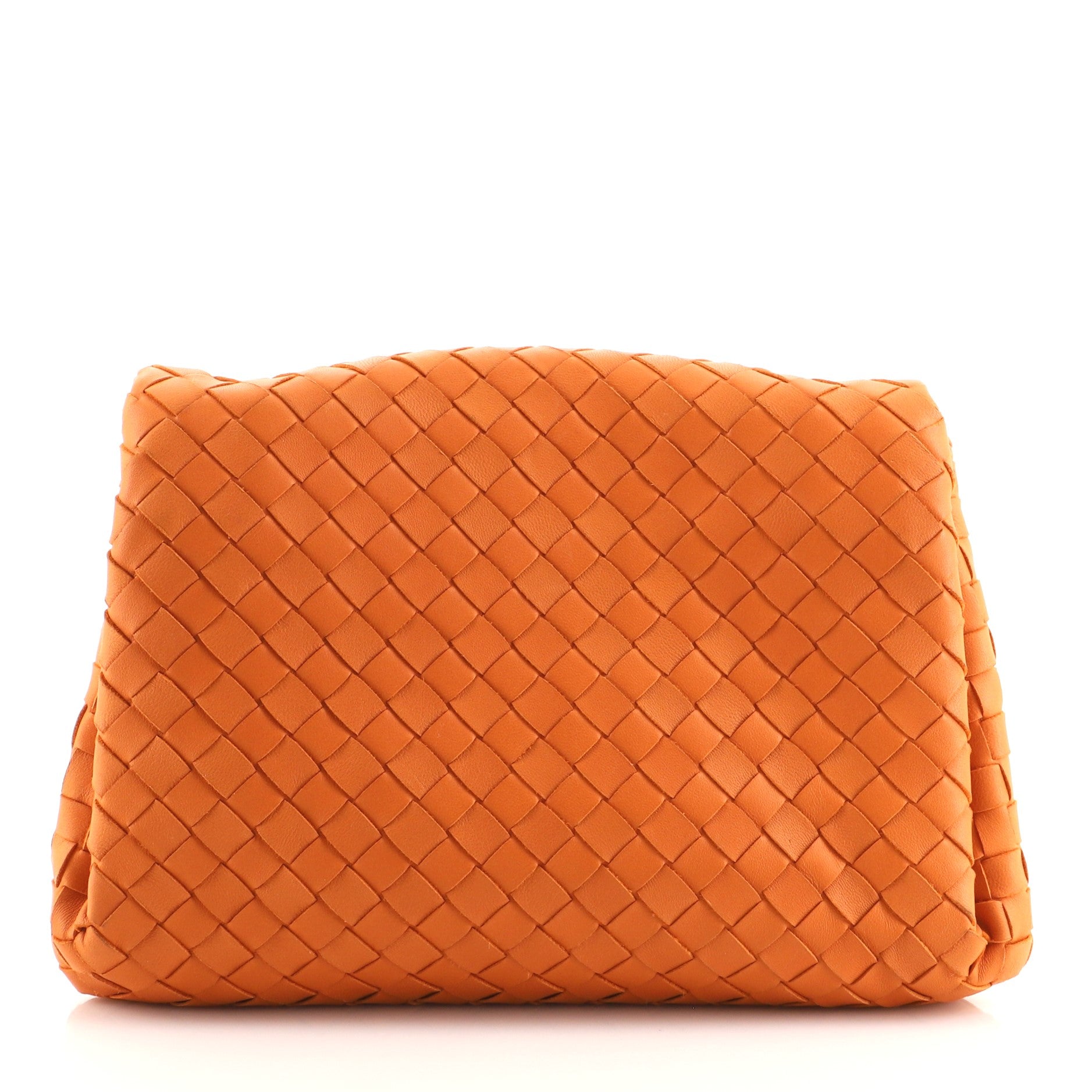 Compartment Flap Clutch Intrecciato Nappa Medium