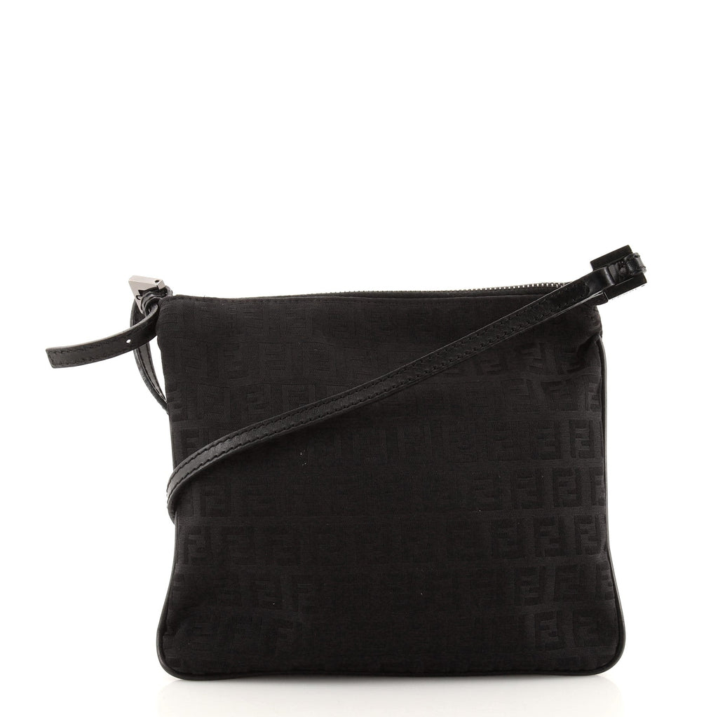 Vintage Flat Crossbody Bag Zucchino Canvas Mini