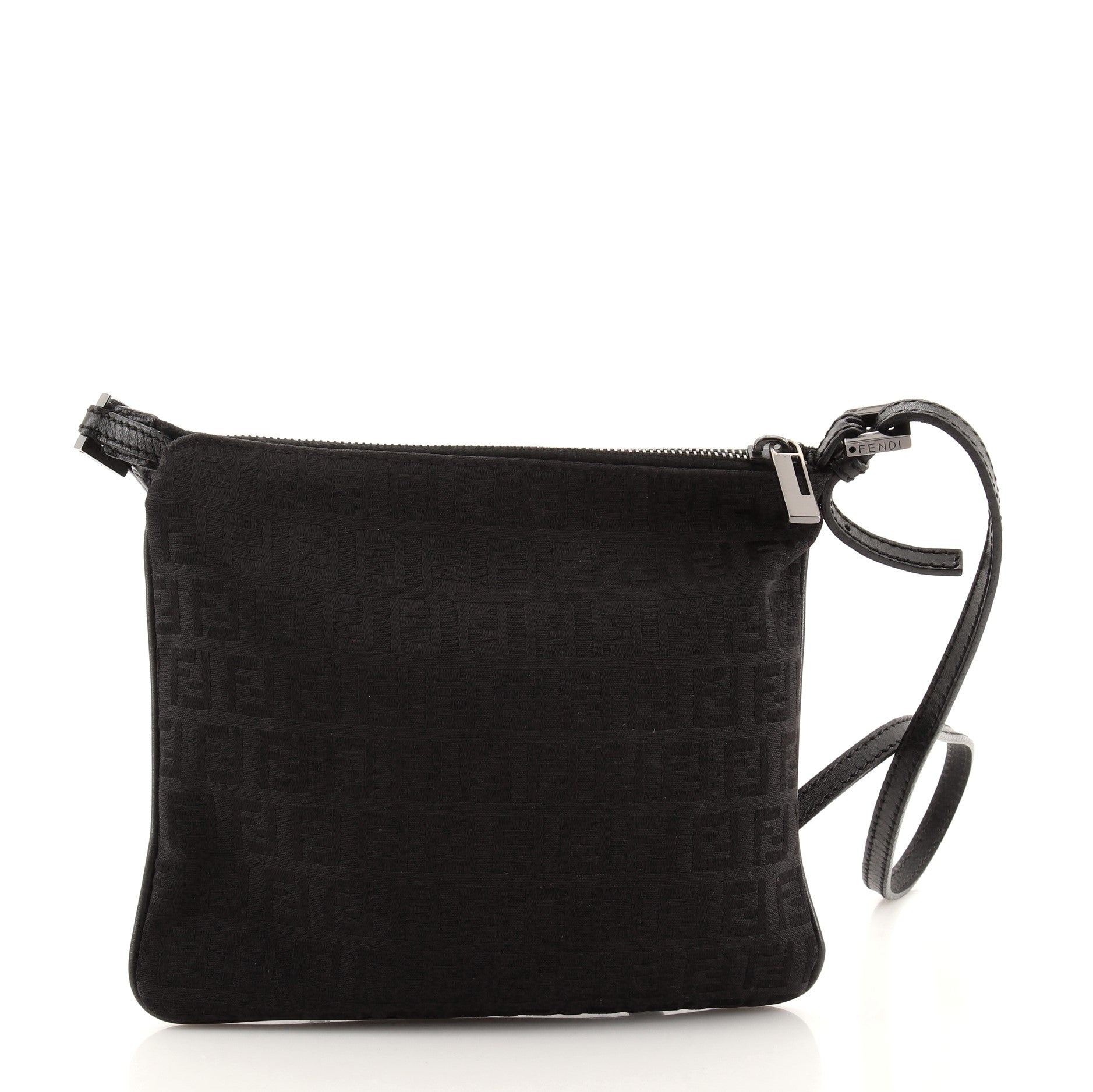 Vintage Flat Crossbody Bag Zucchino Canvas Mini