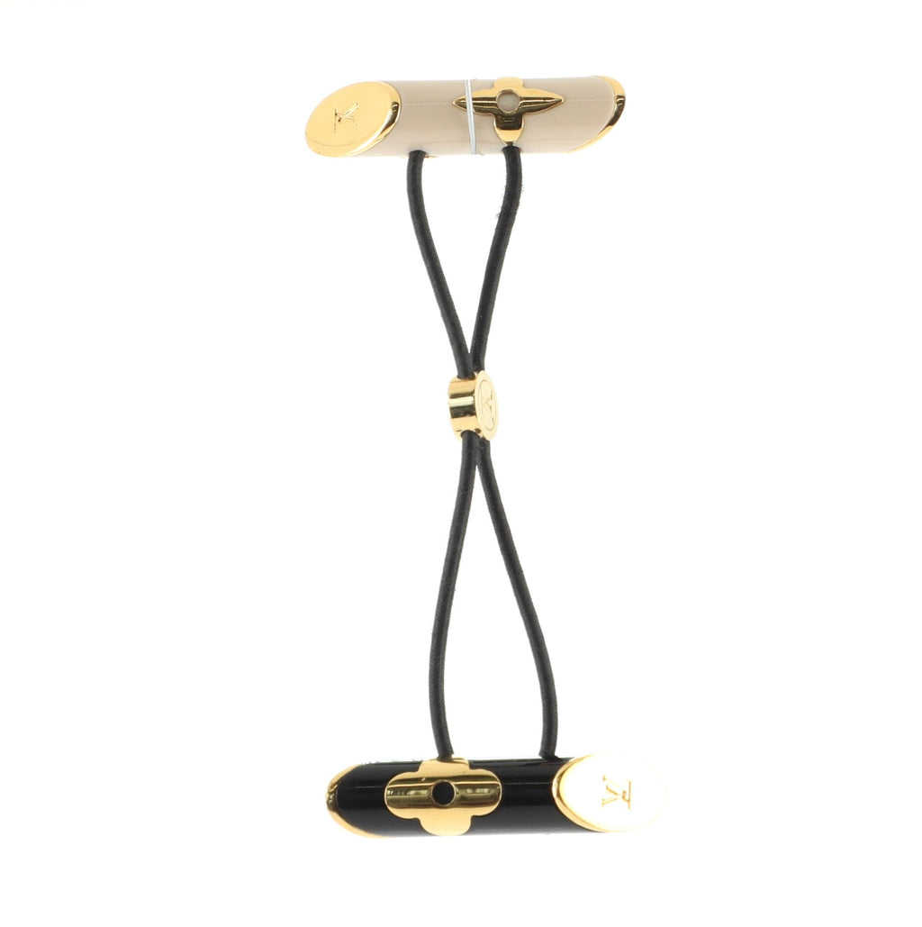 Daily Monogram Hair Tie Enamel and Metal XS