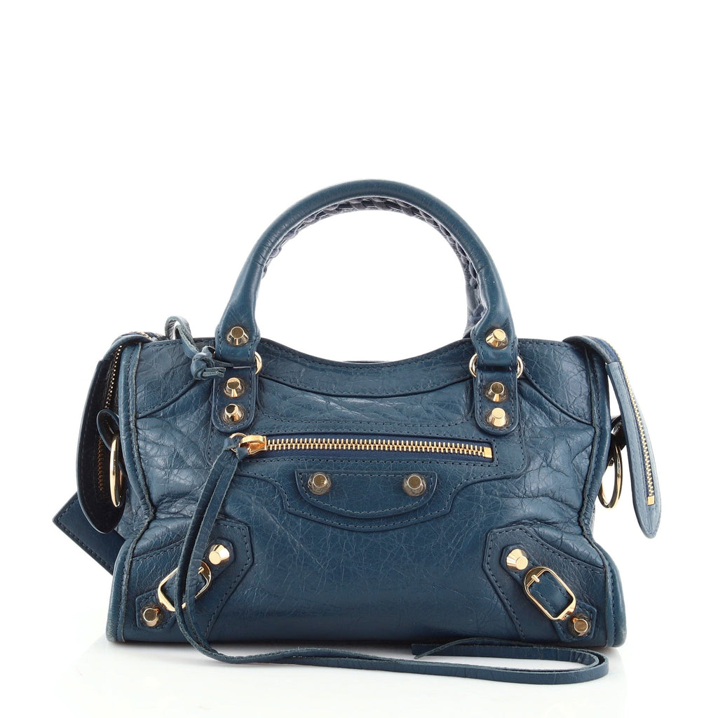 City Giant Studs Bag Leather Mini