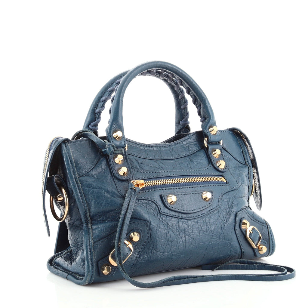 City Giant Studs Bag Leather Mini