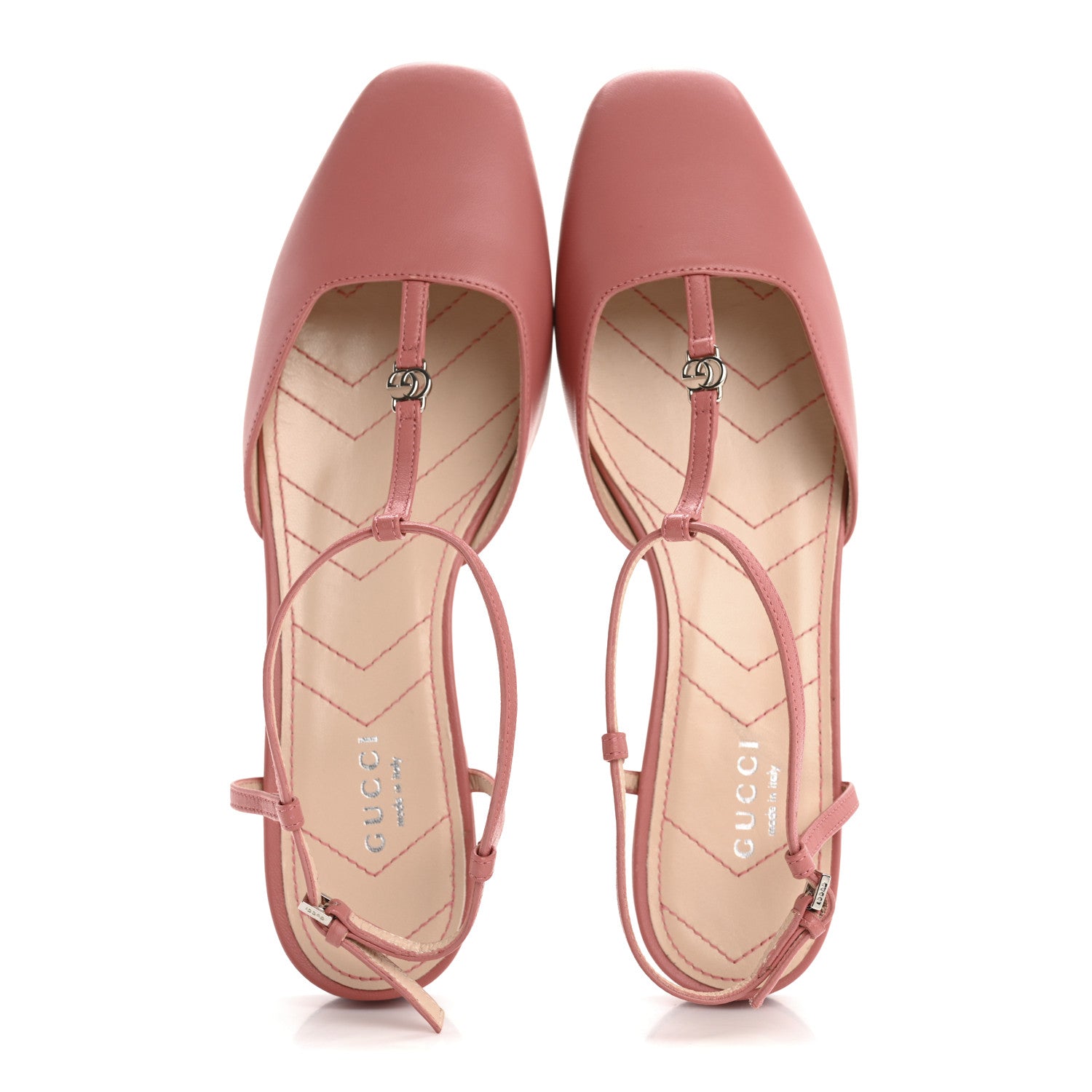 Nappa Double G Ballet Flats 37 Gorgeus Grace