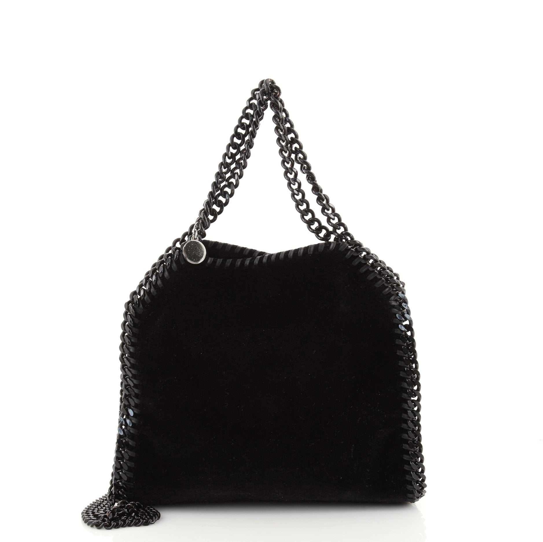 Falabella Fold Over Crossbody Bag Velvet Mini