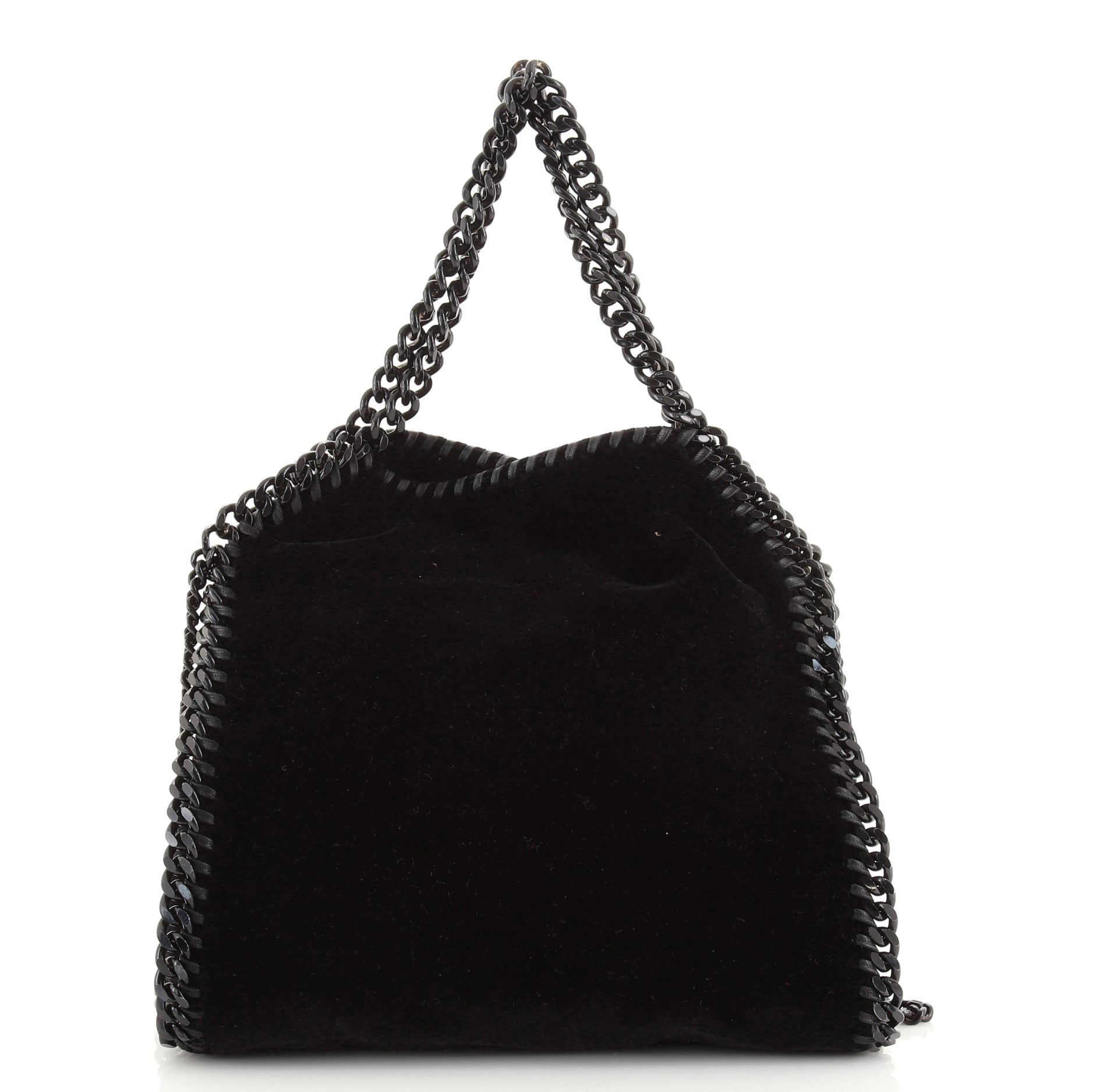 Falabella Fold Over Crossbody Bag Velvet Mini