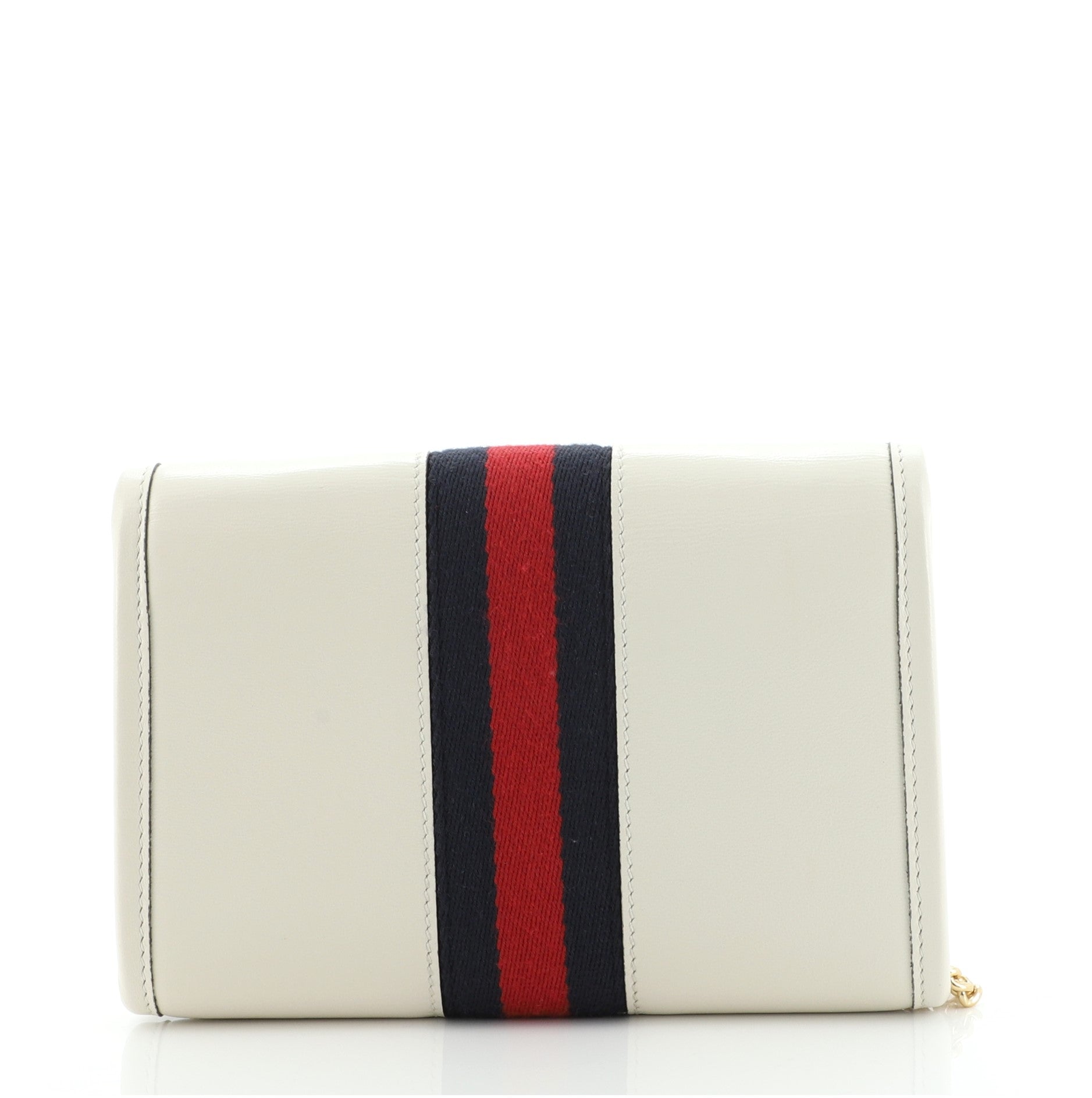 Rajah Web Chain Shoulder Bag Leather Mini