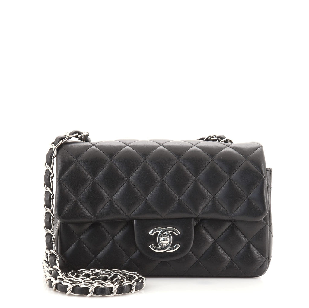 Classic Single Flap Bag Quilted Lambskin Mini
