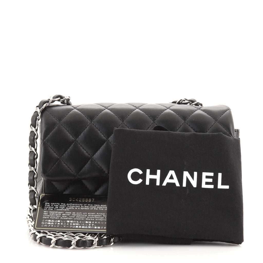 Classic Single Flap Bag Quilted Lambskin Mini