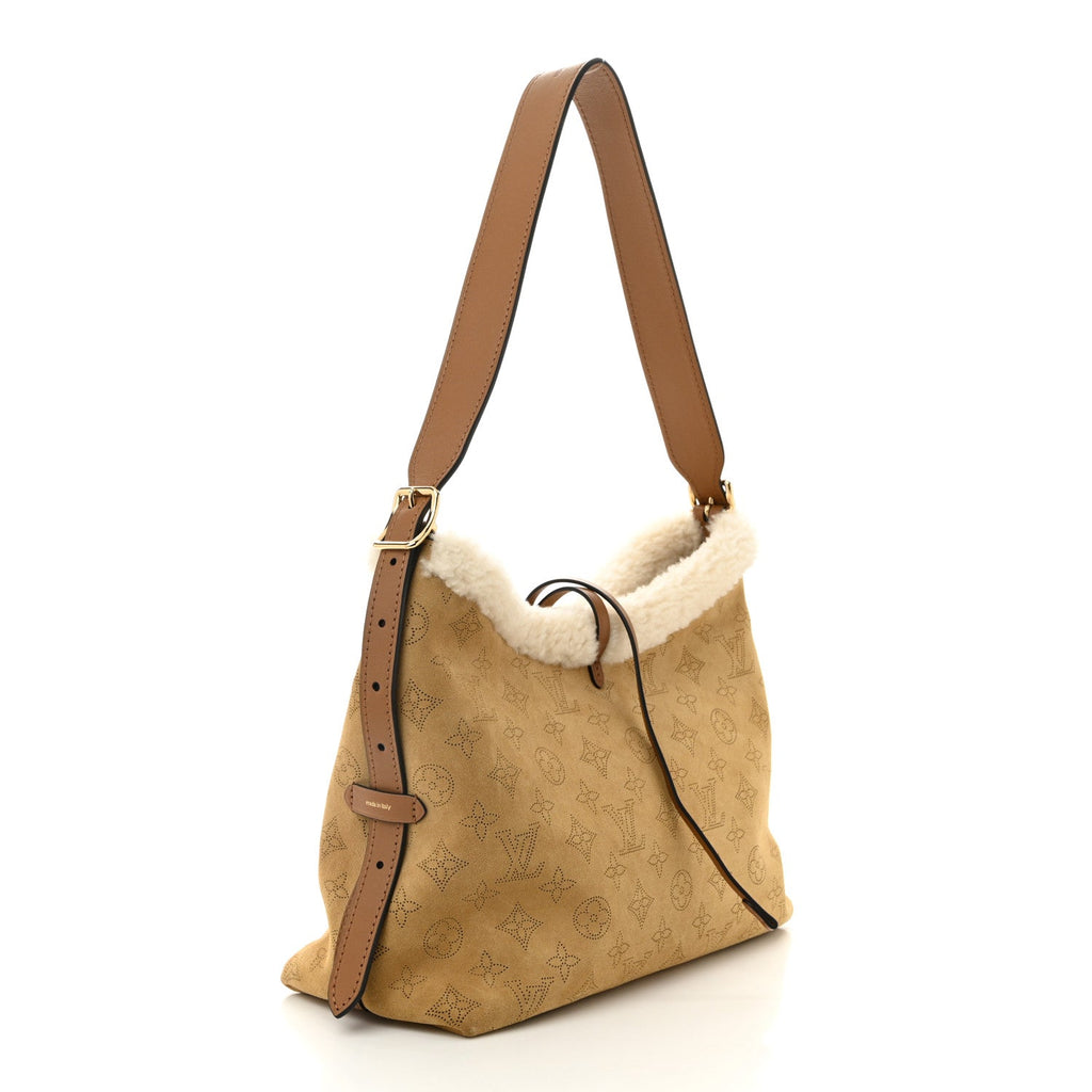 Suede Mahina CarryAll PM Beige